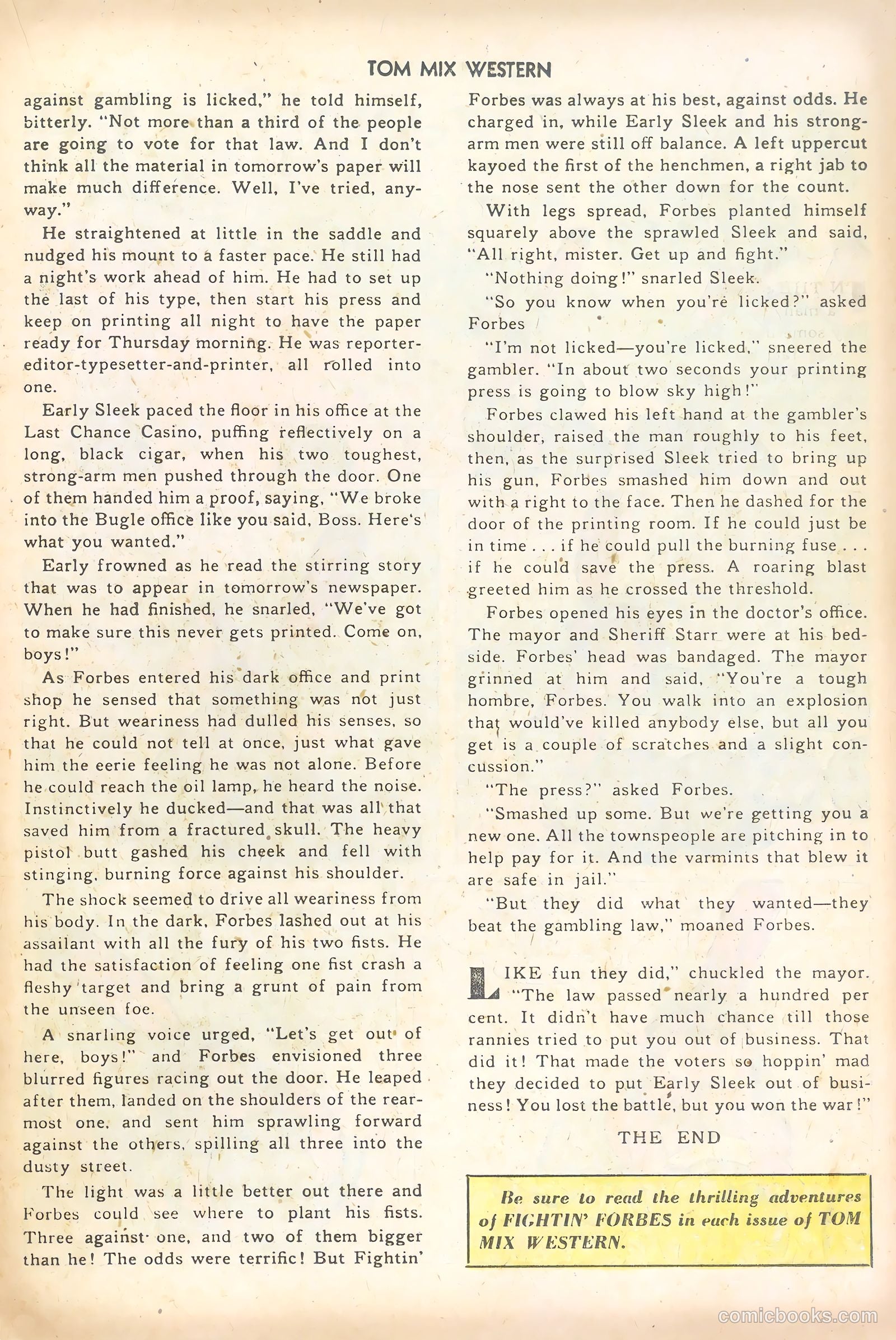Tom Mix Western #46 — page 15 of 36