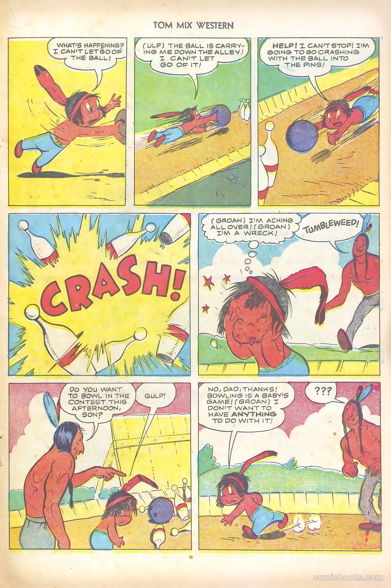 Tom Mix Western #46 — page 19 of 36