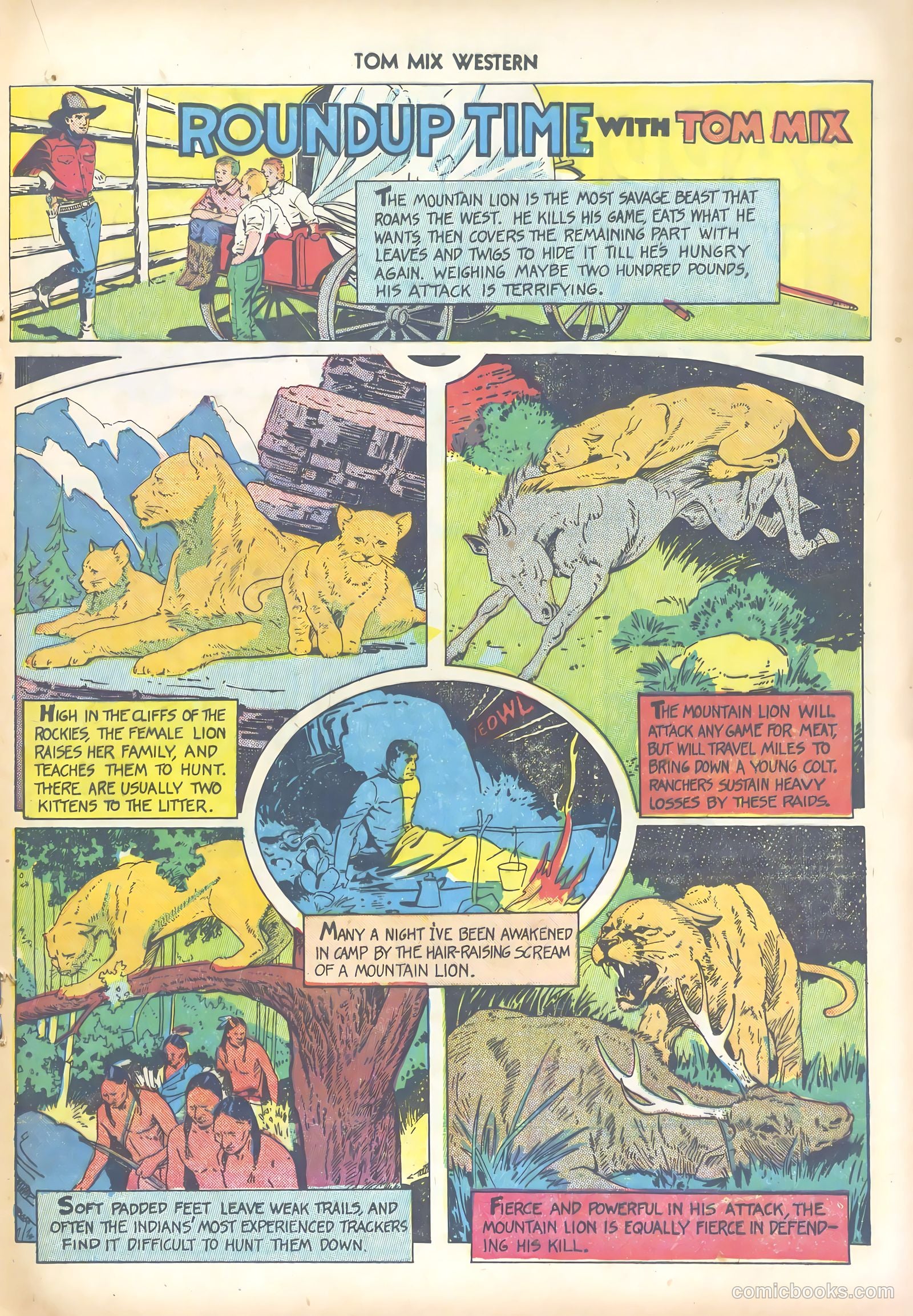 Tom Mix Western #46 — page 21 of 36