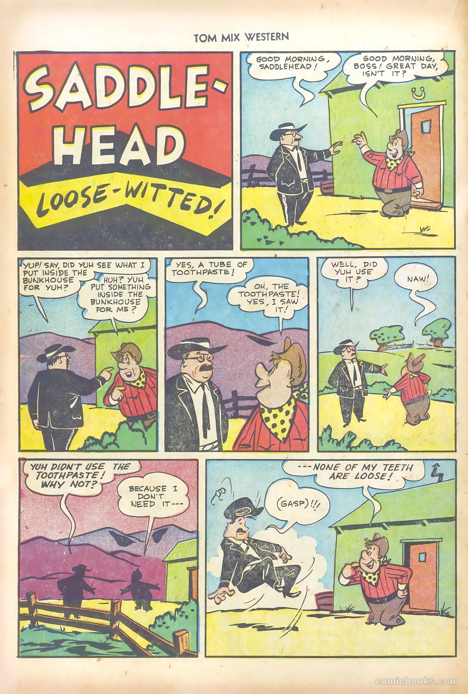 Tom Mix Western #46 — page 22 of 36