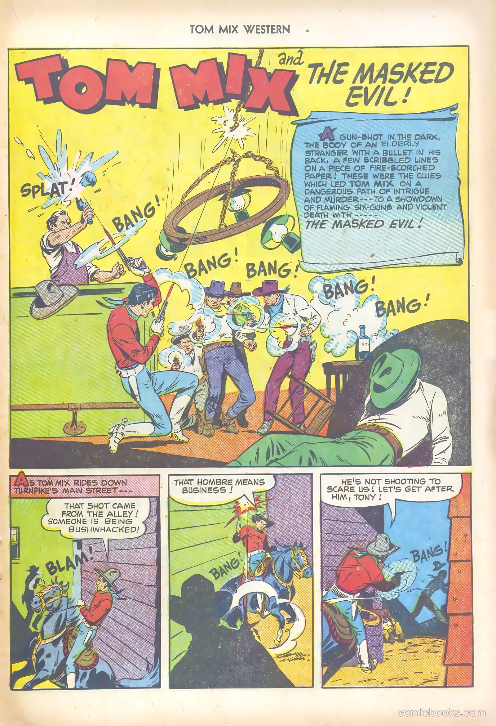 Tom Mix Western #46 — page 23 of 36