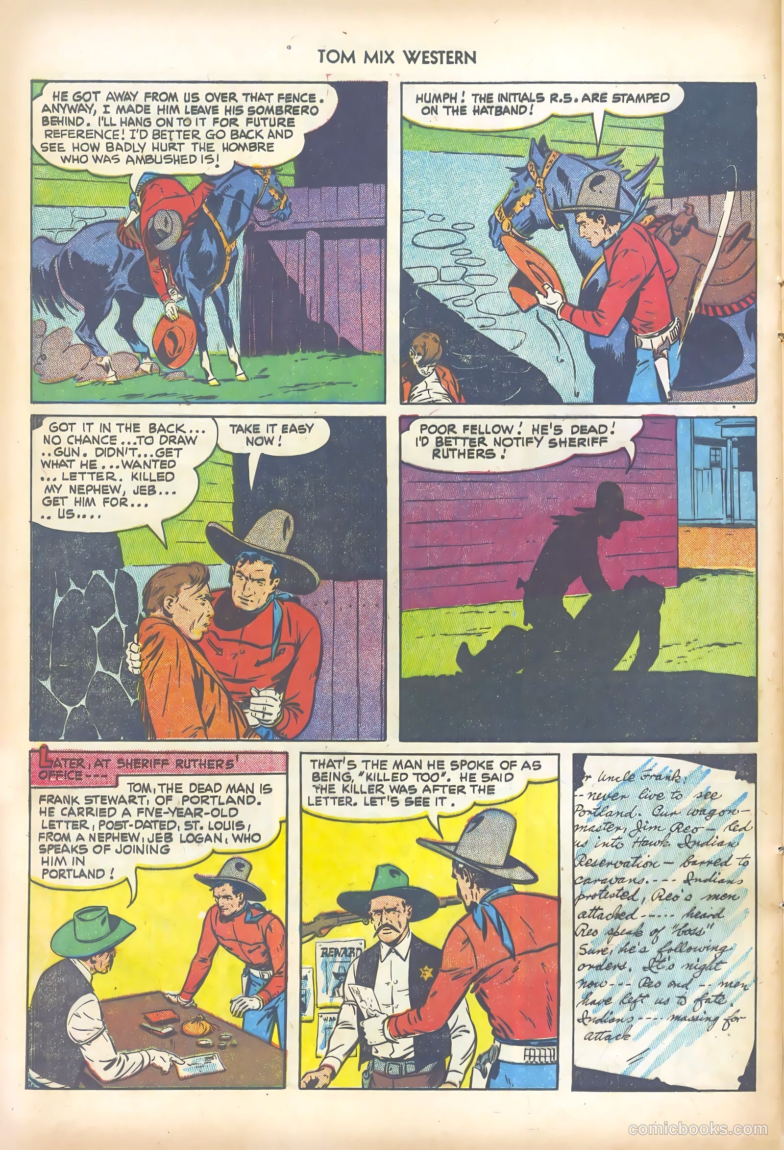 Tom Mix Western #46 — page 24 of 36