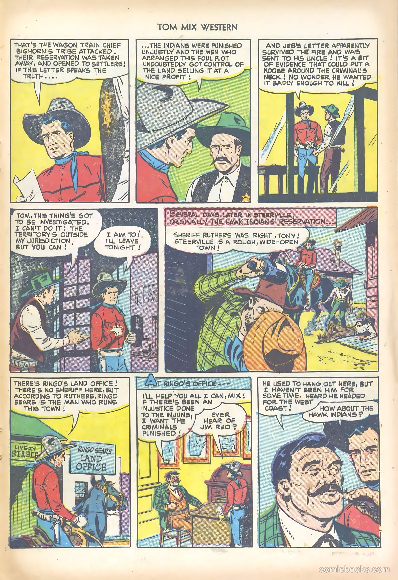 Tom Mix Western #46 — page 25 of 36