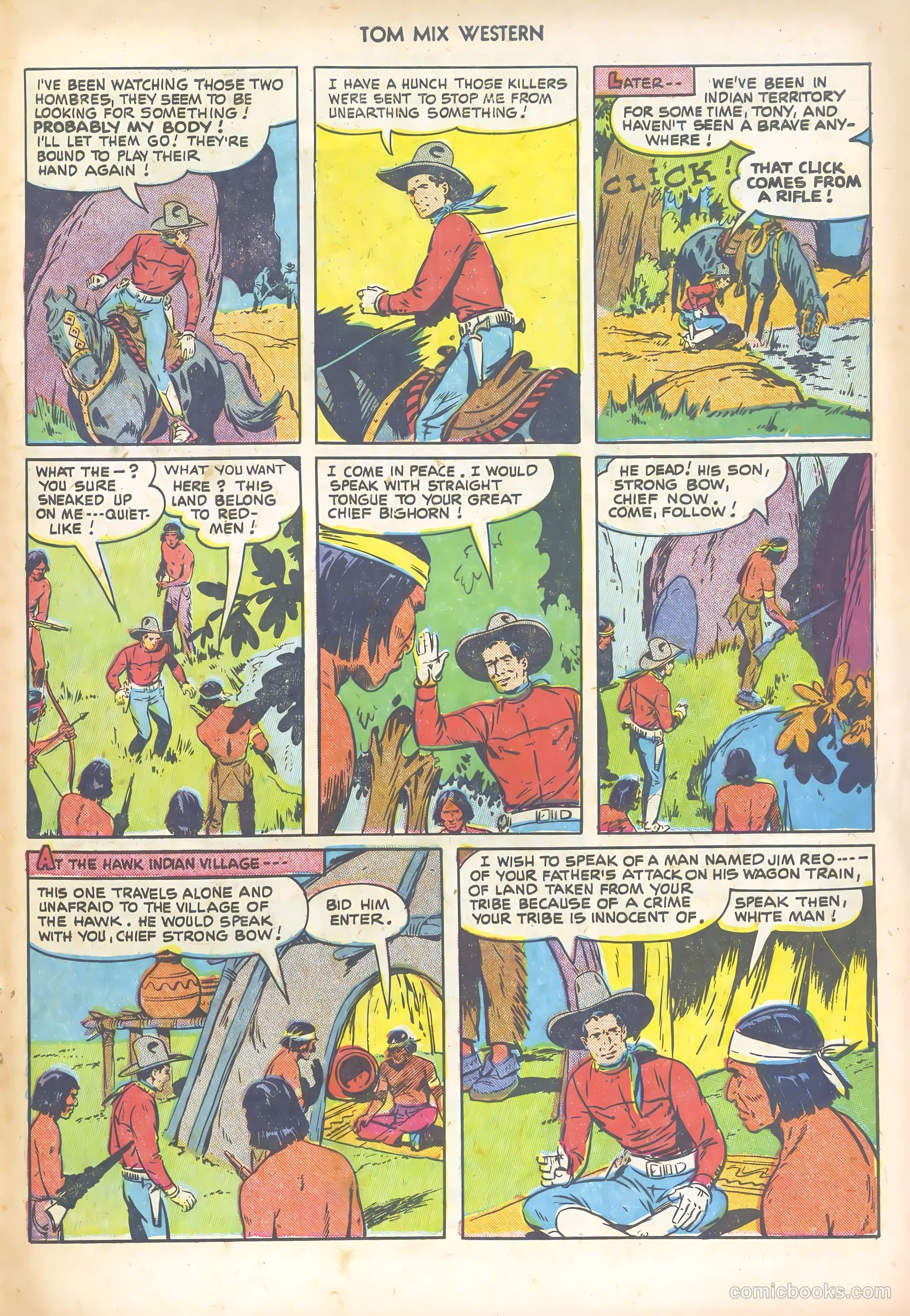 Tom Mix Western #46 — page 27 of 36