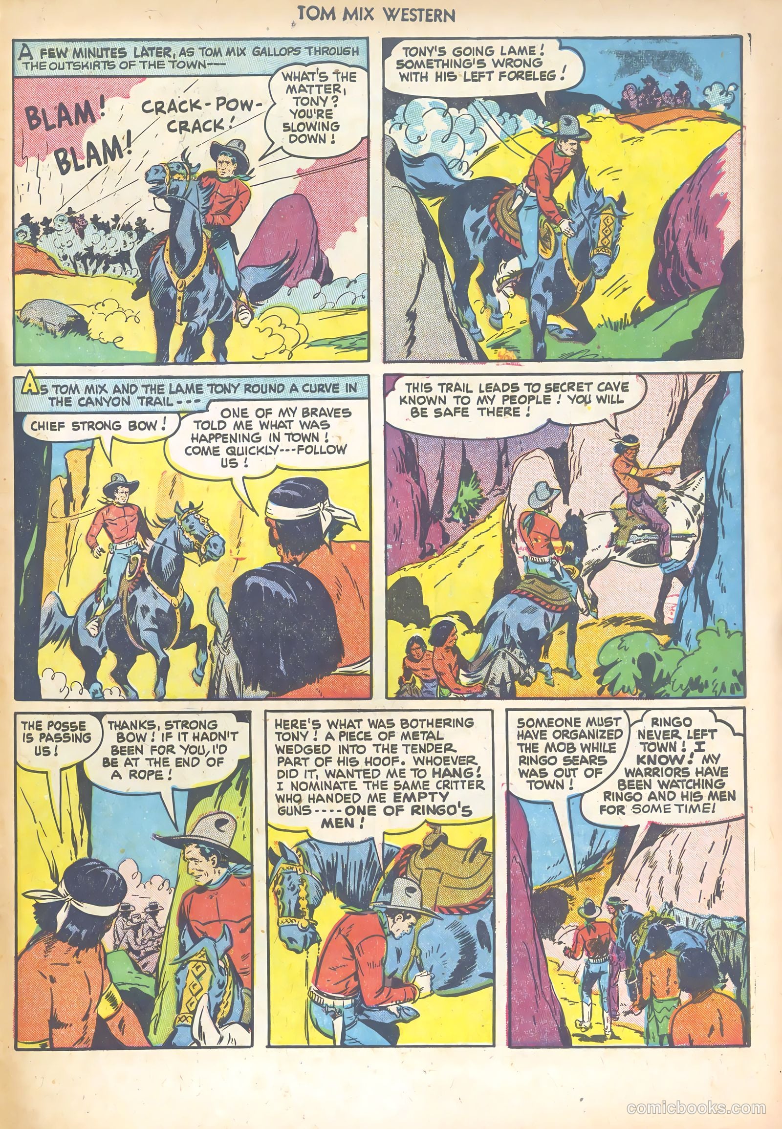 Tom Mix Western #46 — page 31 of 36