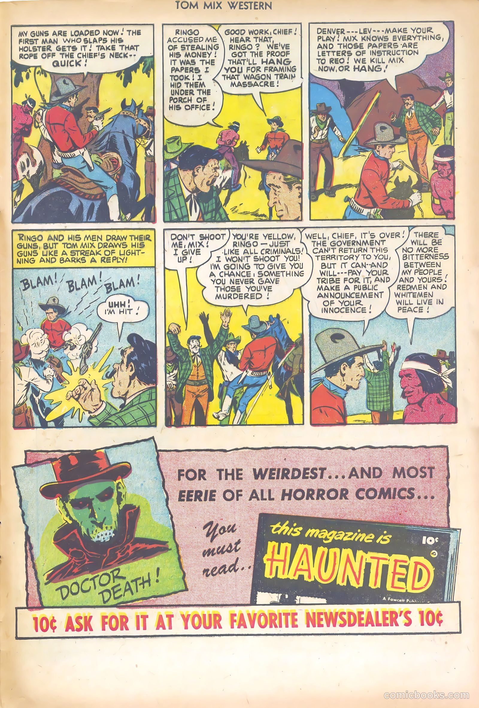 Tom Mix Western #46 — page 33 of 36