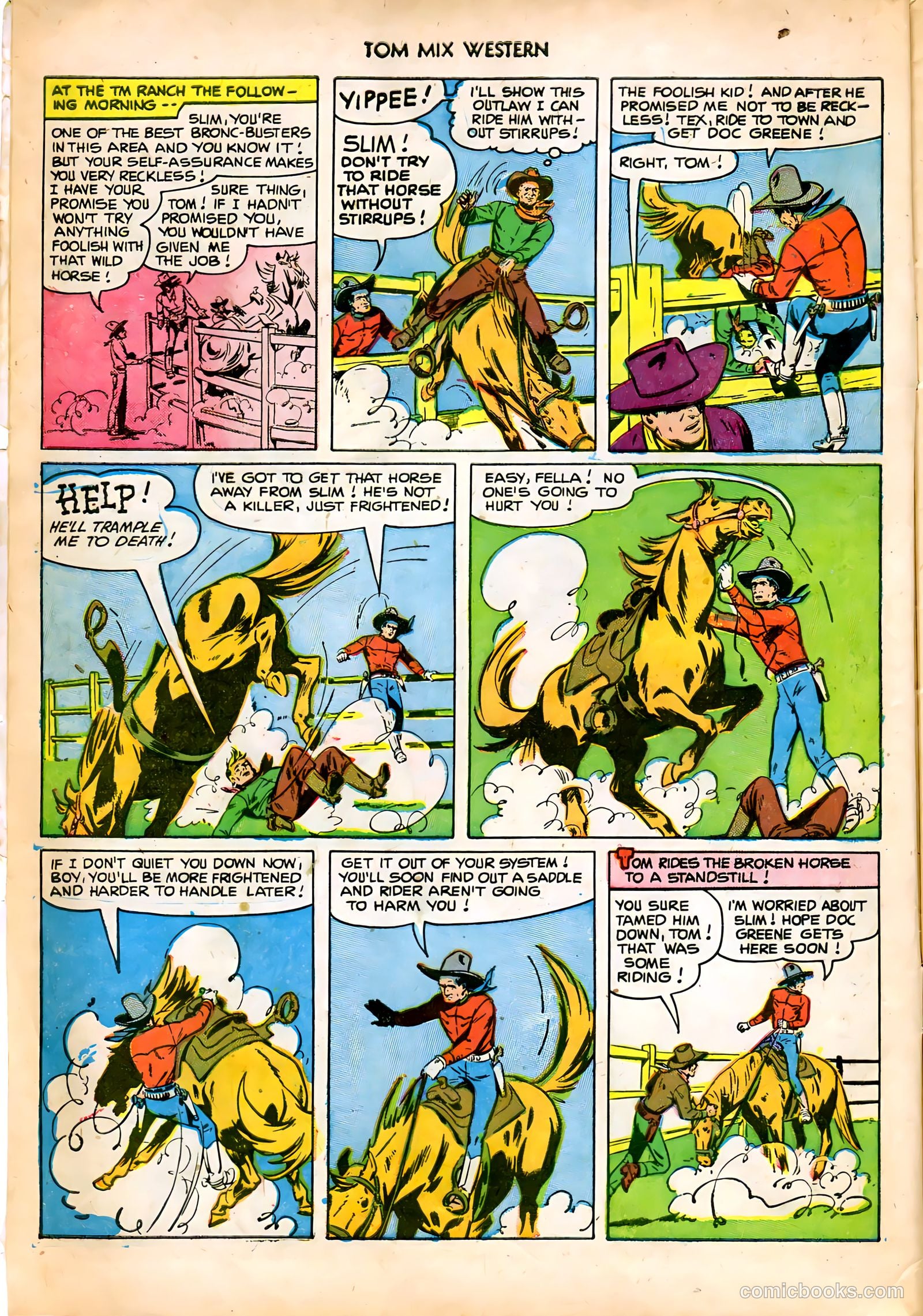 Tom Mix Western #47 — page 6 of 36