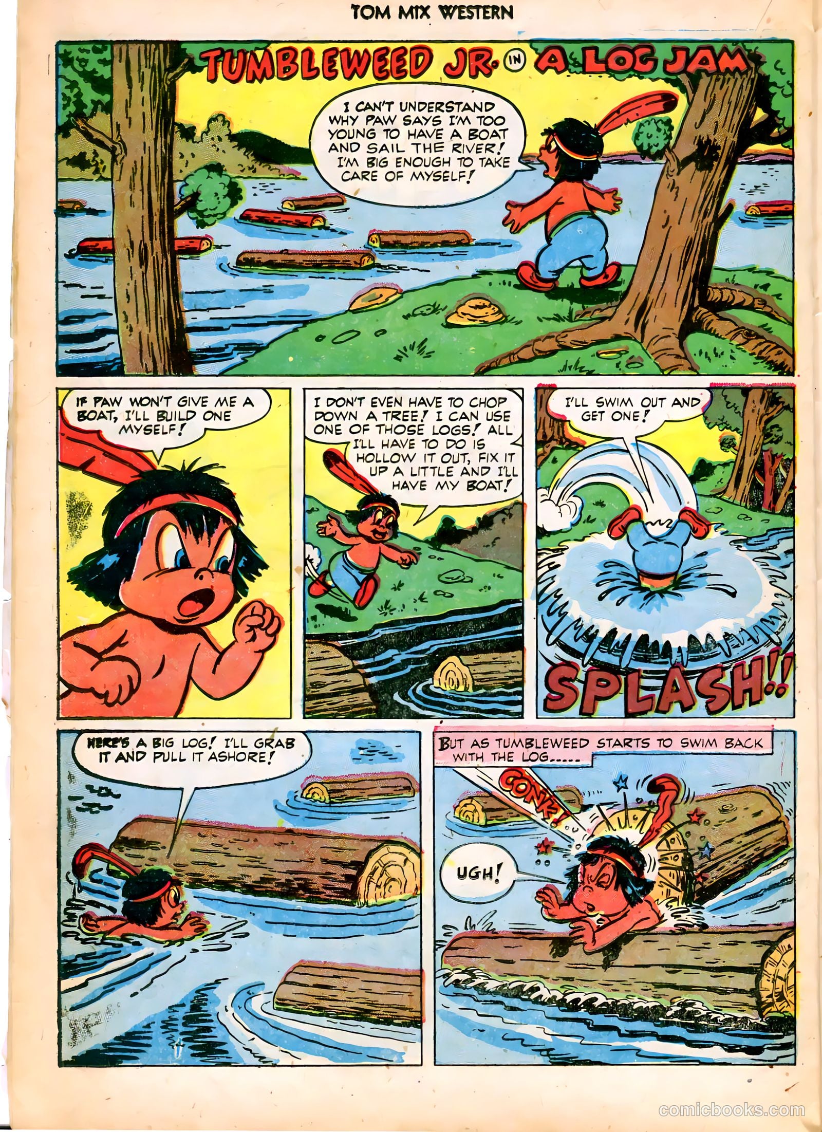 Tom Mix Western #47 — page 22 of 36