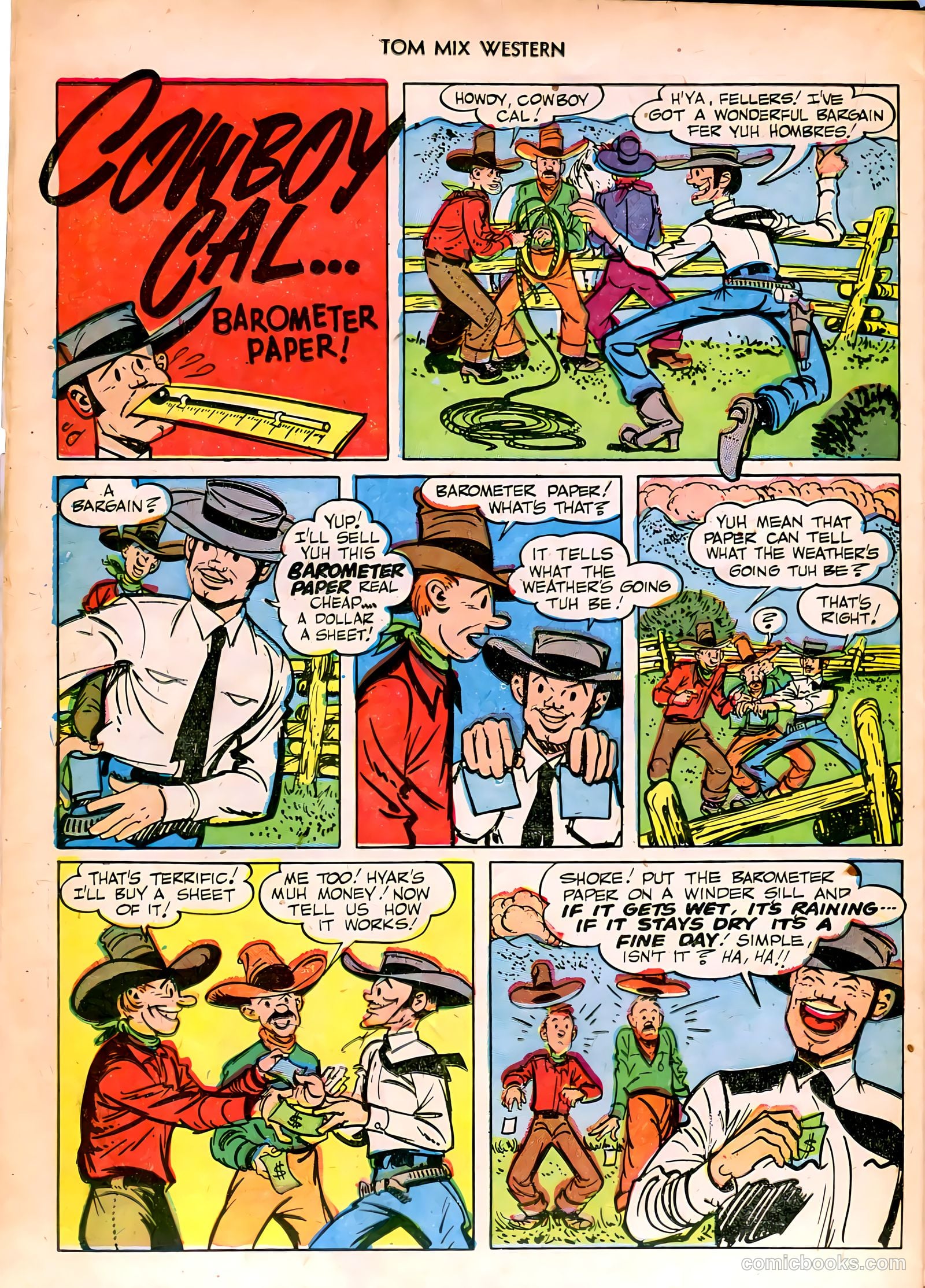 Tom Mix Western #47 — page 26 of 36