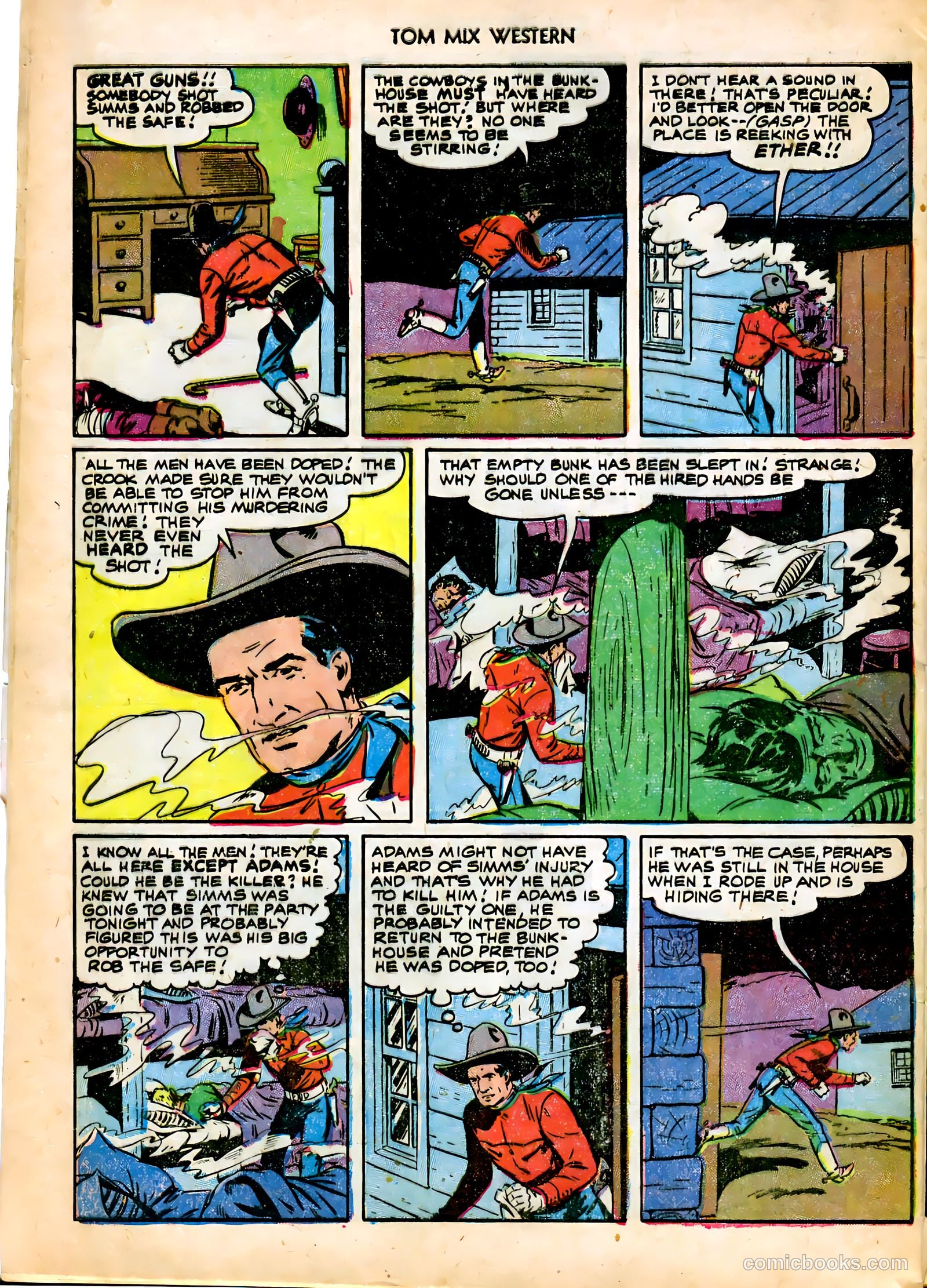 Tom Mix Western #47 — page 32 of 36
