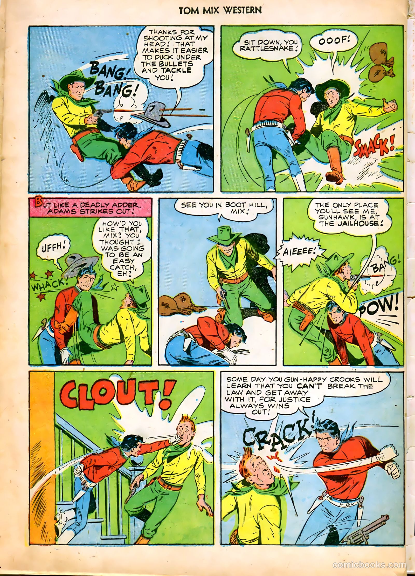 Tom Mix Western #47 — page 34 of 36