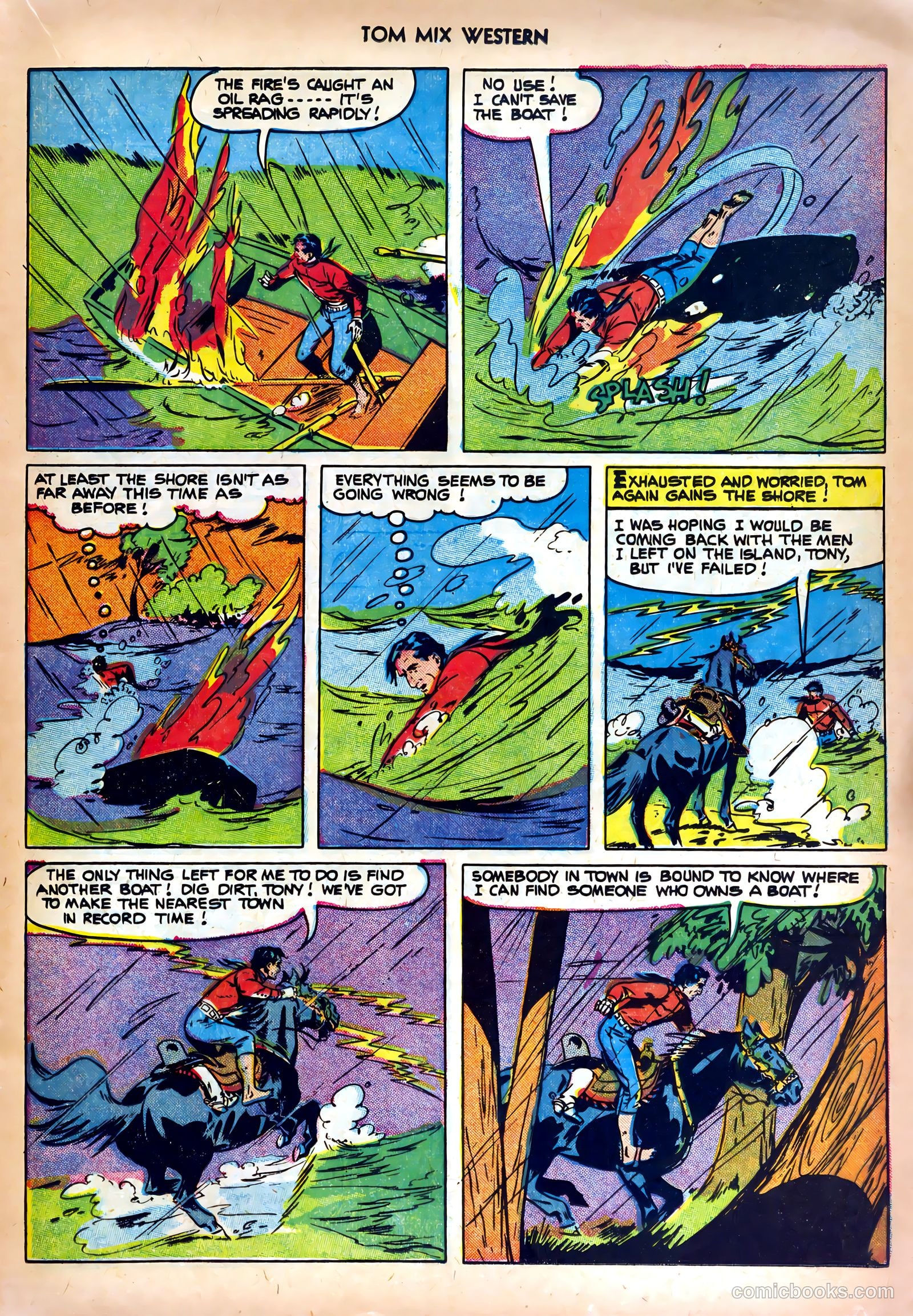 Tom Mix Western #48 — page 17 of 36