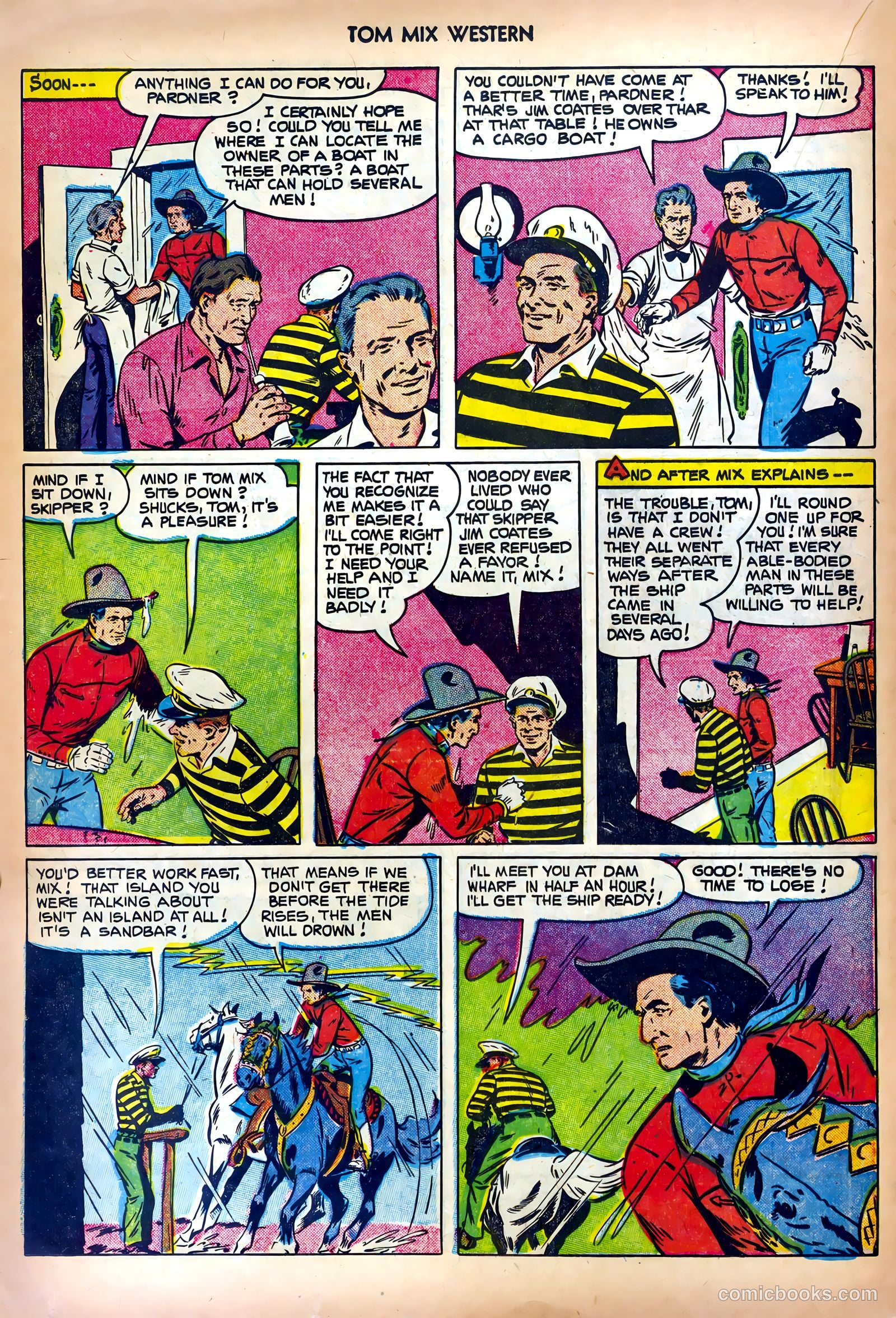 Tom Mix Western #48 — page 18 of 36