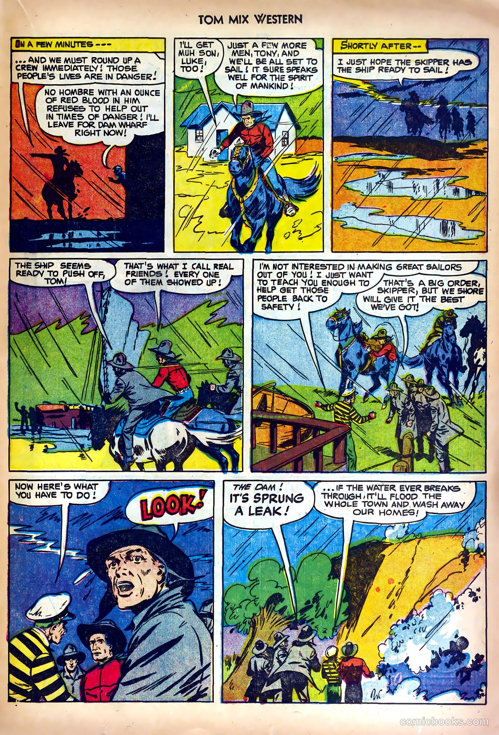 Tom Mix Western #48 — page 19 of 36
