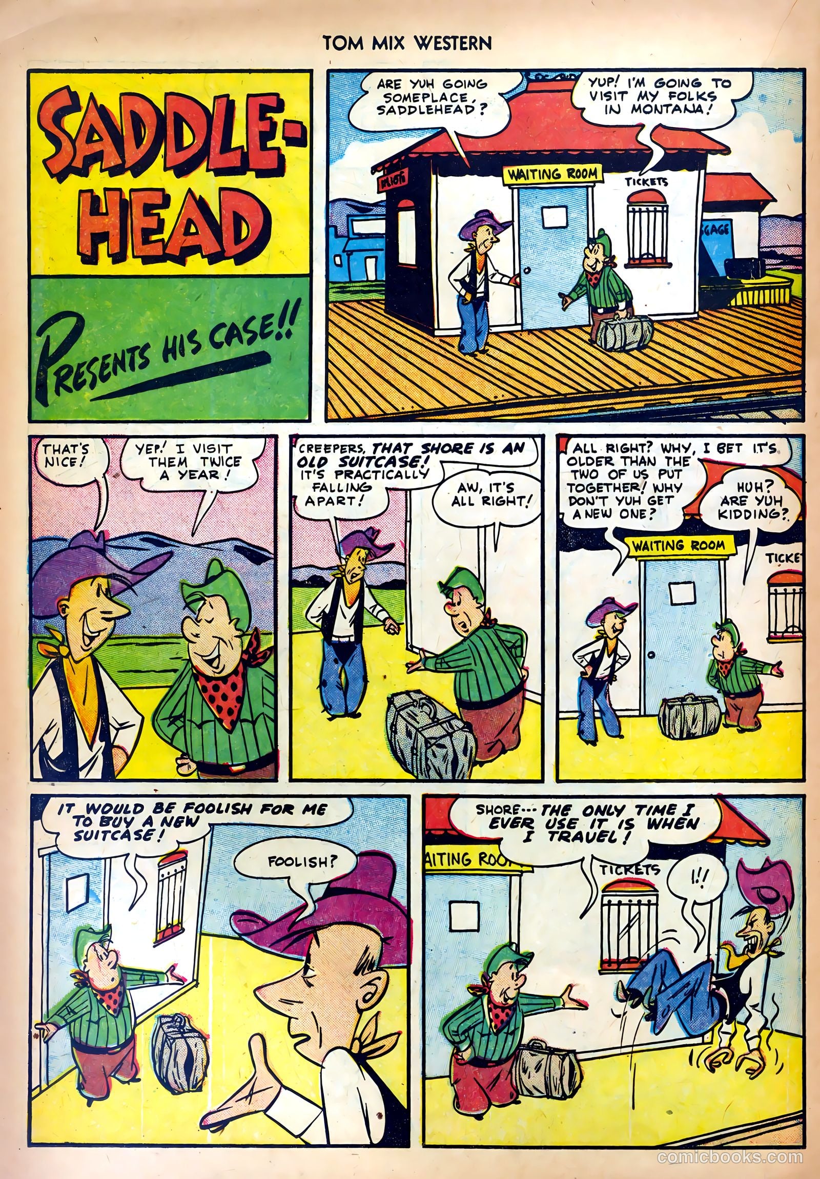 Tom Mix Western #48 — page 22 of 36