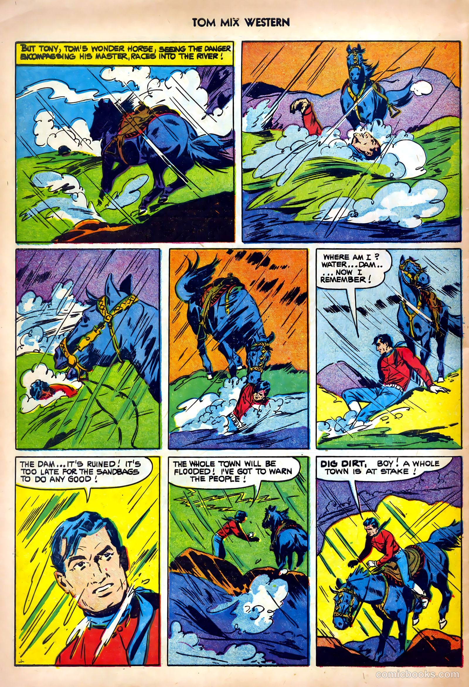 Tom Mix Western #48 — page 28 of 36