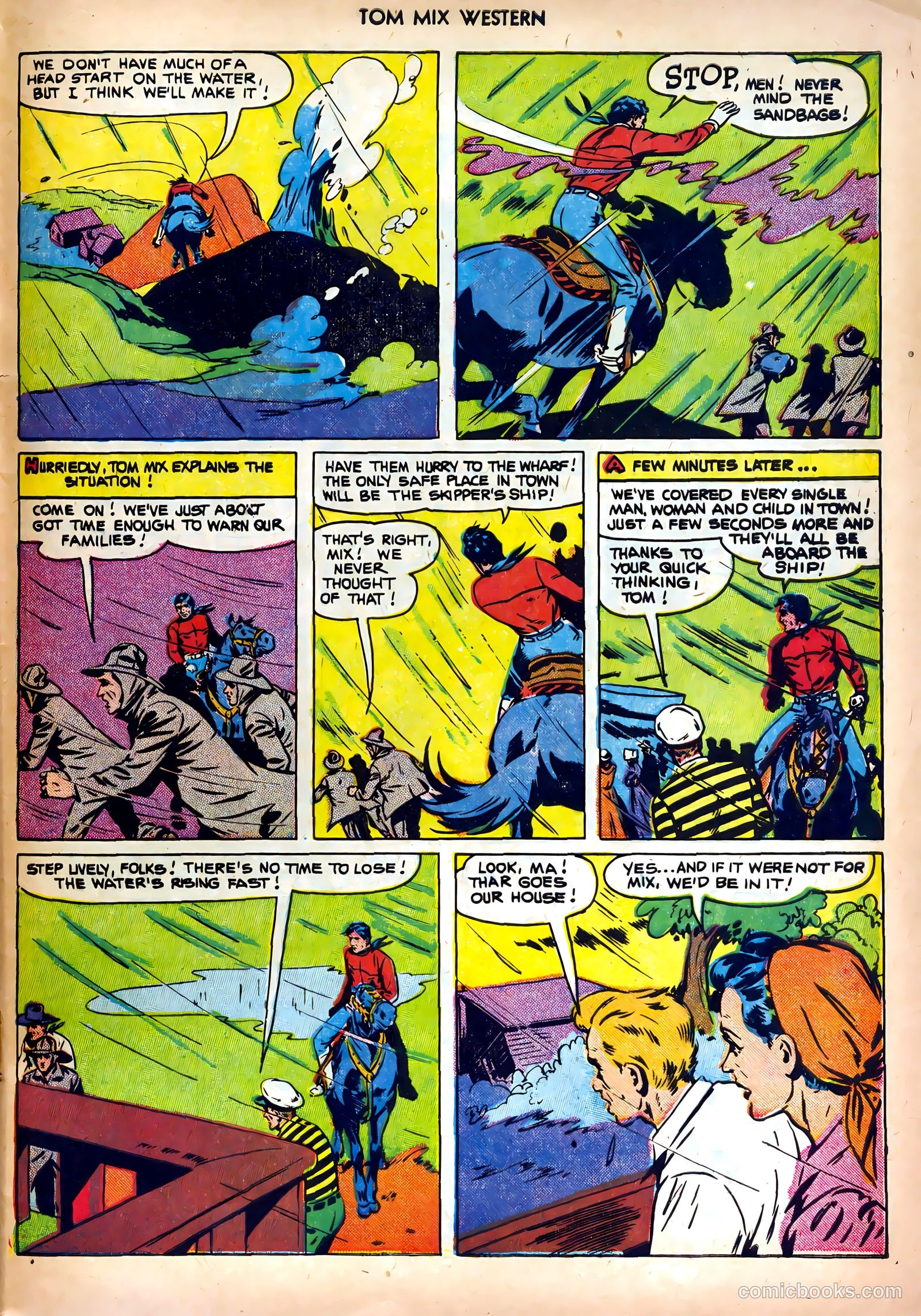 Tom Mix Western #48 — page 29 of 36