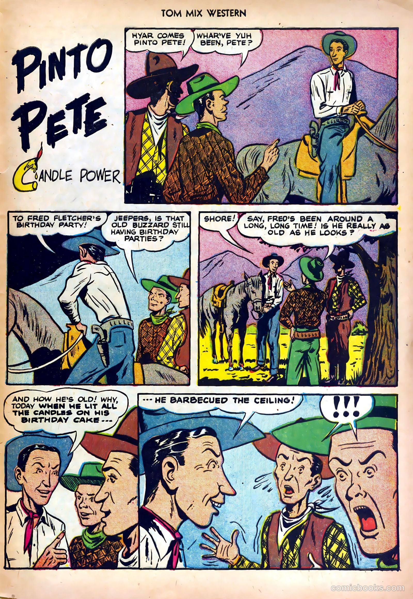 Tom Mix Western #48 — page 33 of 36