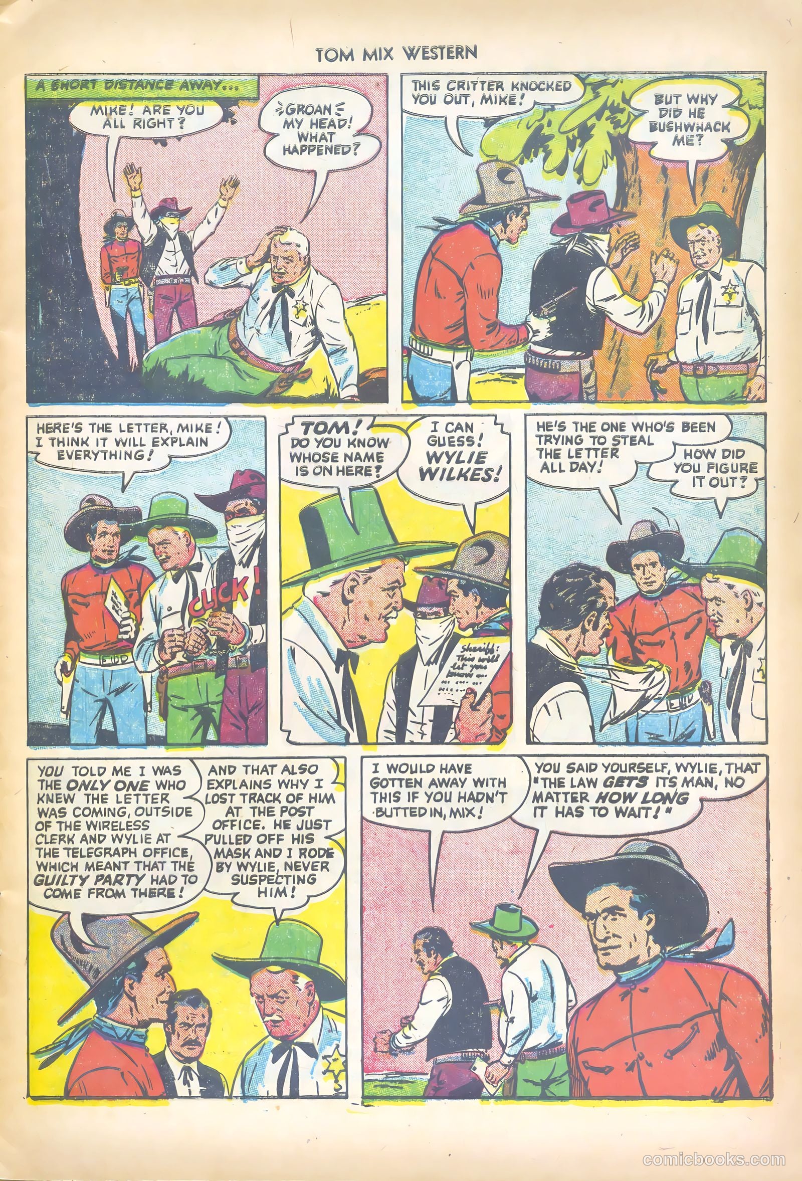 Tom Mix Western #49 — page 9 of 36