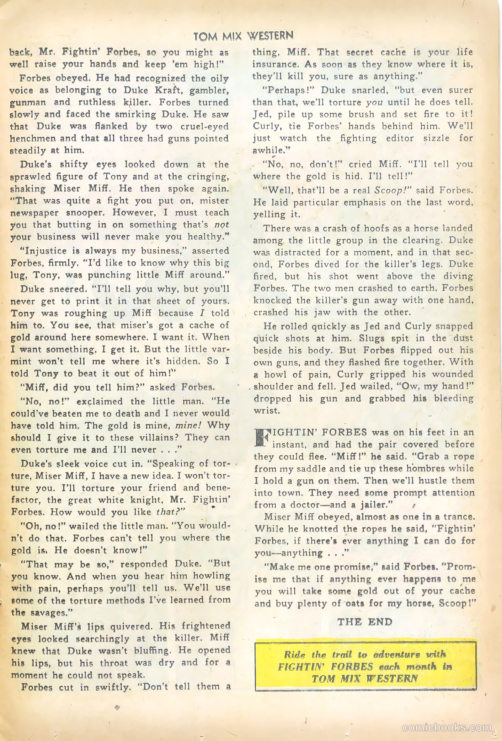 Tom Mix Western #49 — page 13 of 36