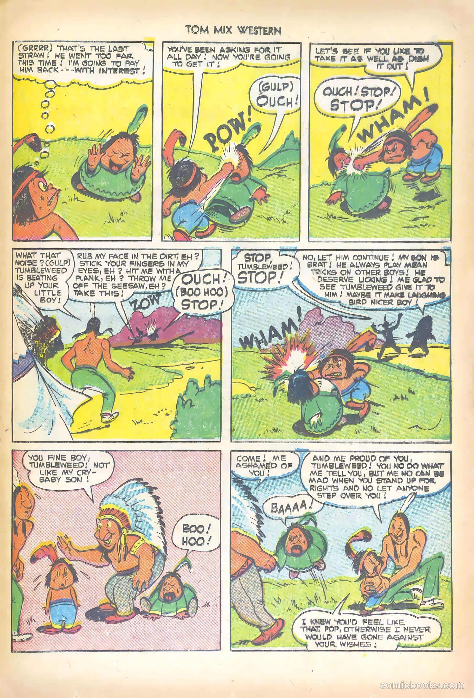 Tom Mix Western #49 — page 25 of 36