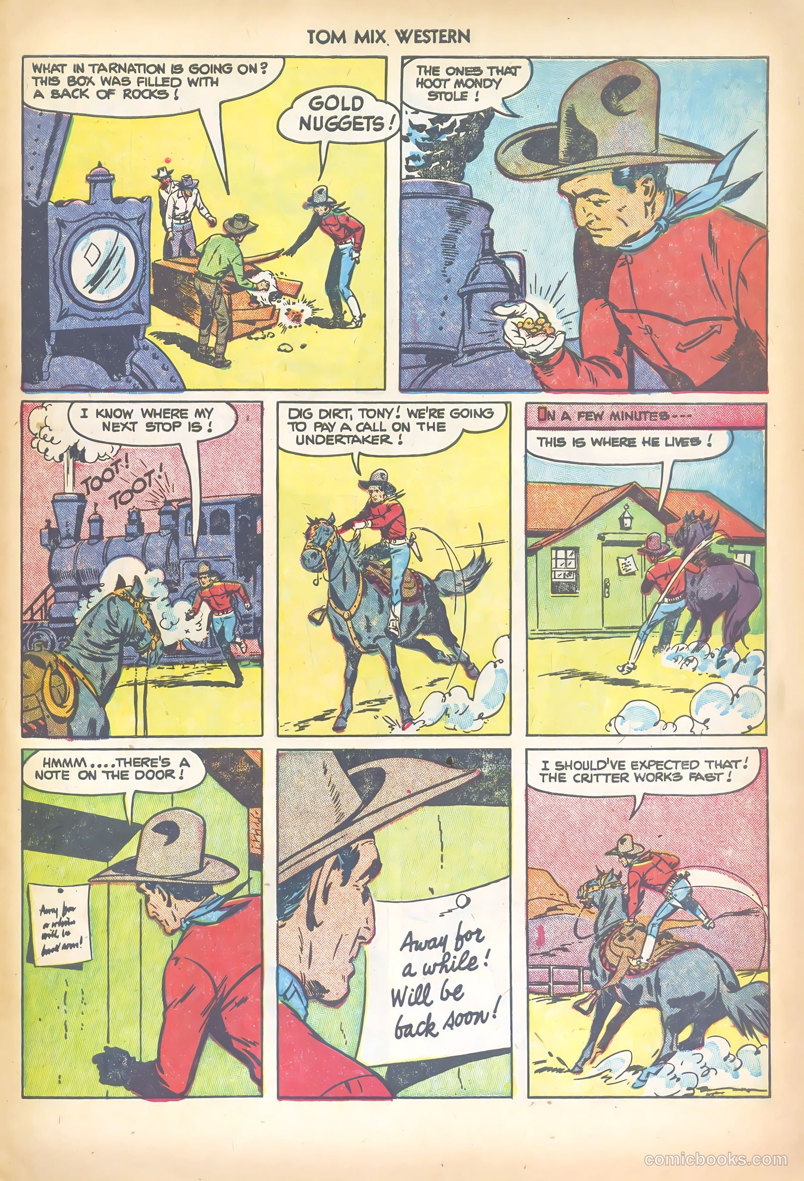Tom Mix Western #49 — page 31 of 36