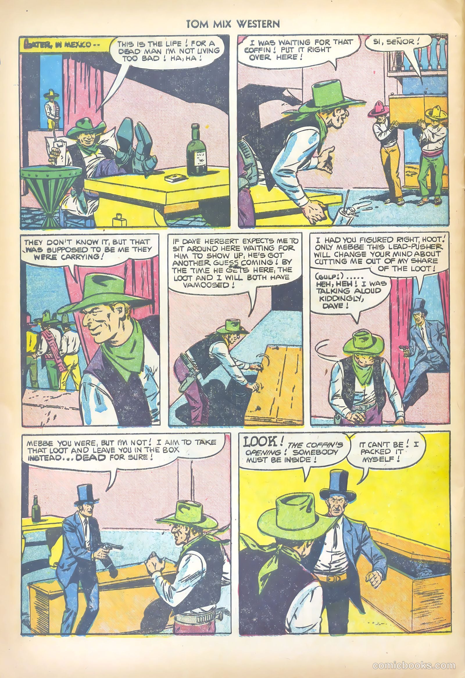Tom Mix Western #49 — page 32 of 36
