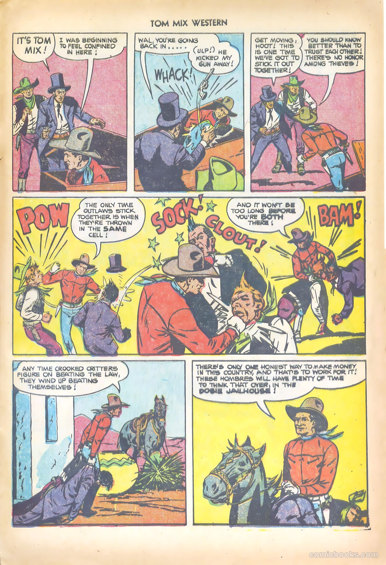 Tom Mix Western #49 — page 33 of 36