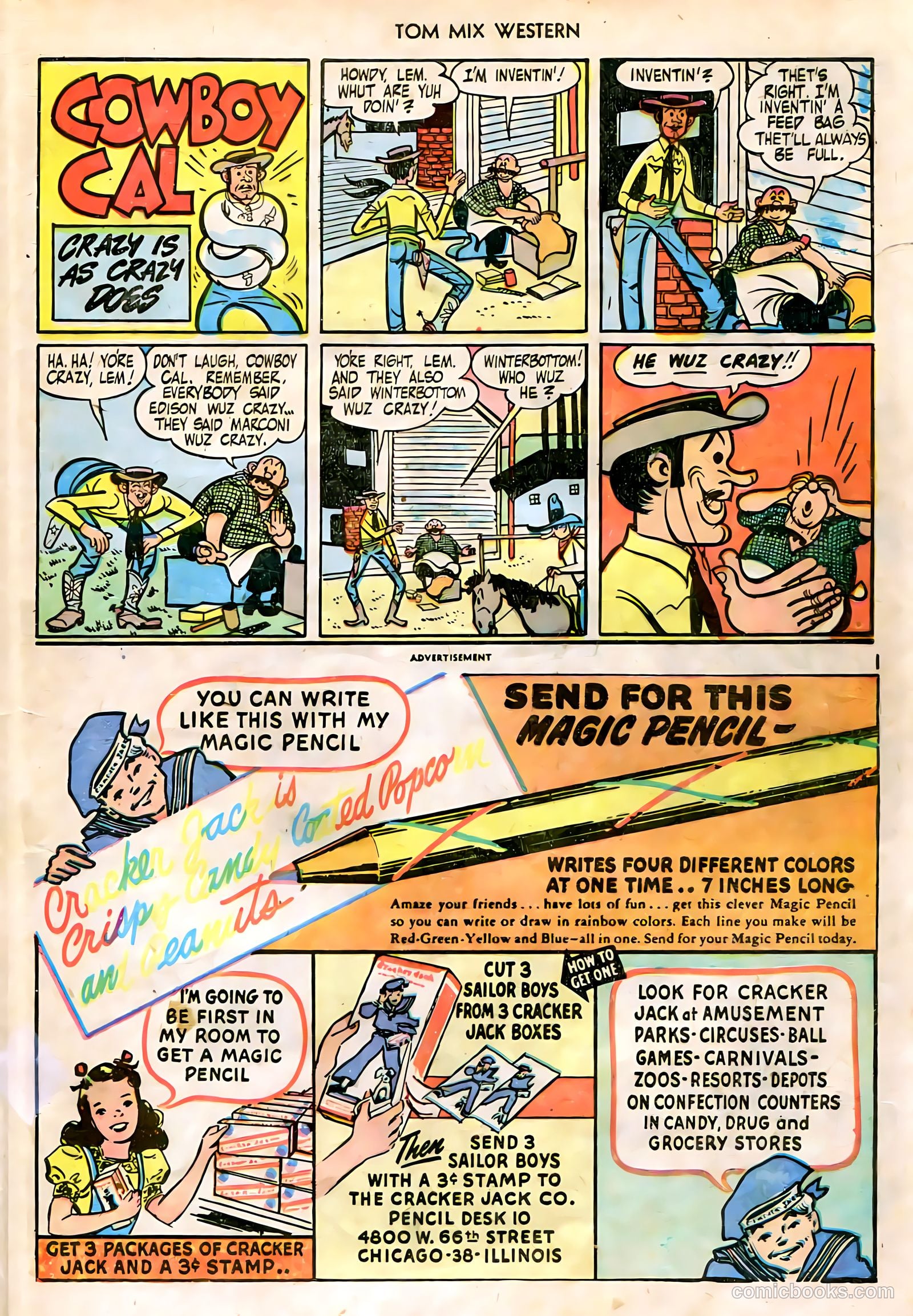 Tom Mix Western #5 — page 33 of 52