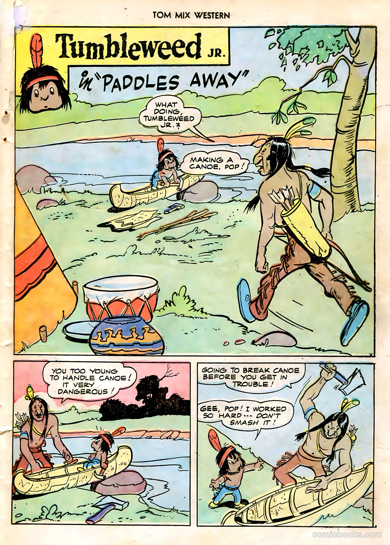 Tom Mix Western #5 — page 35 of 52