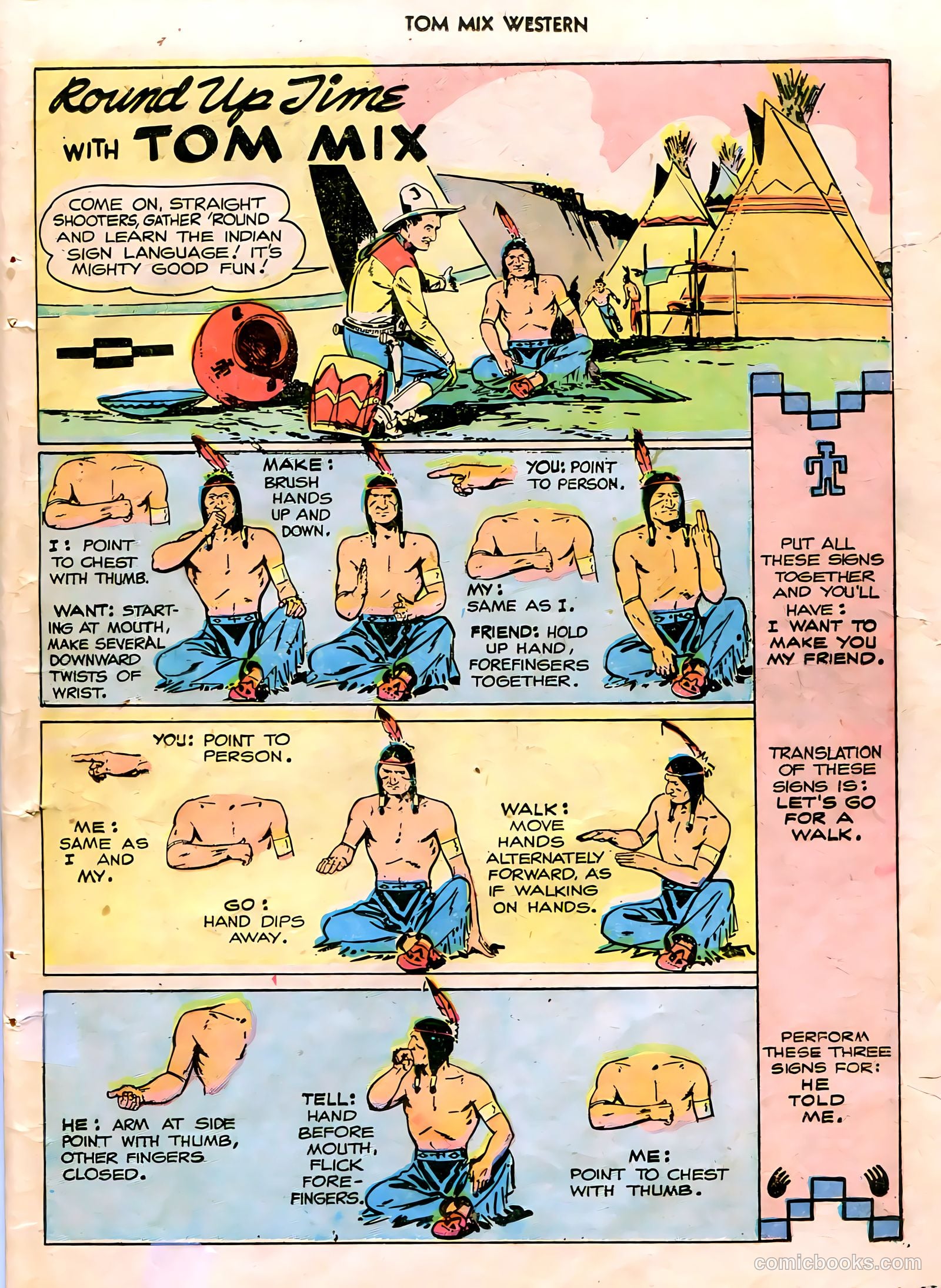 Tom Mix Western #5 — page 39 of 52