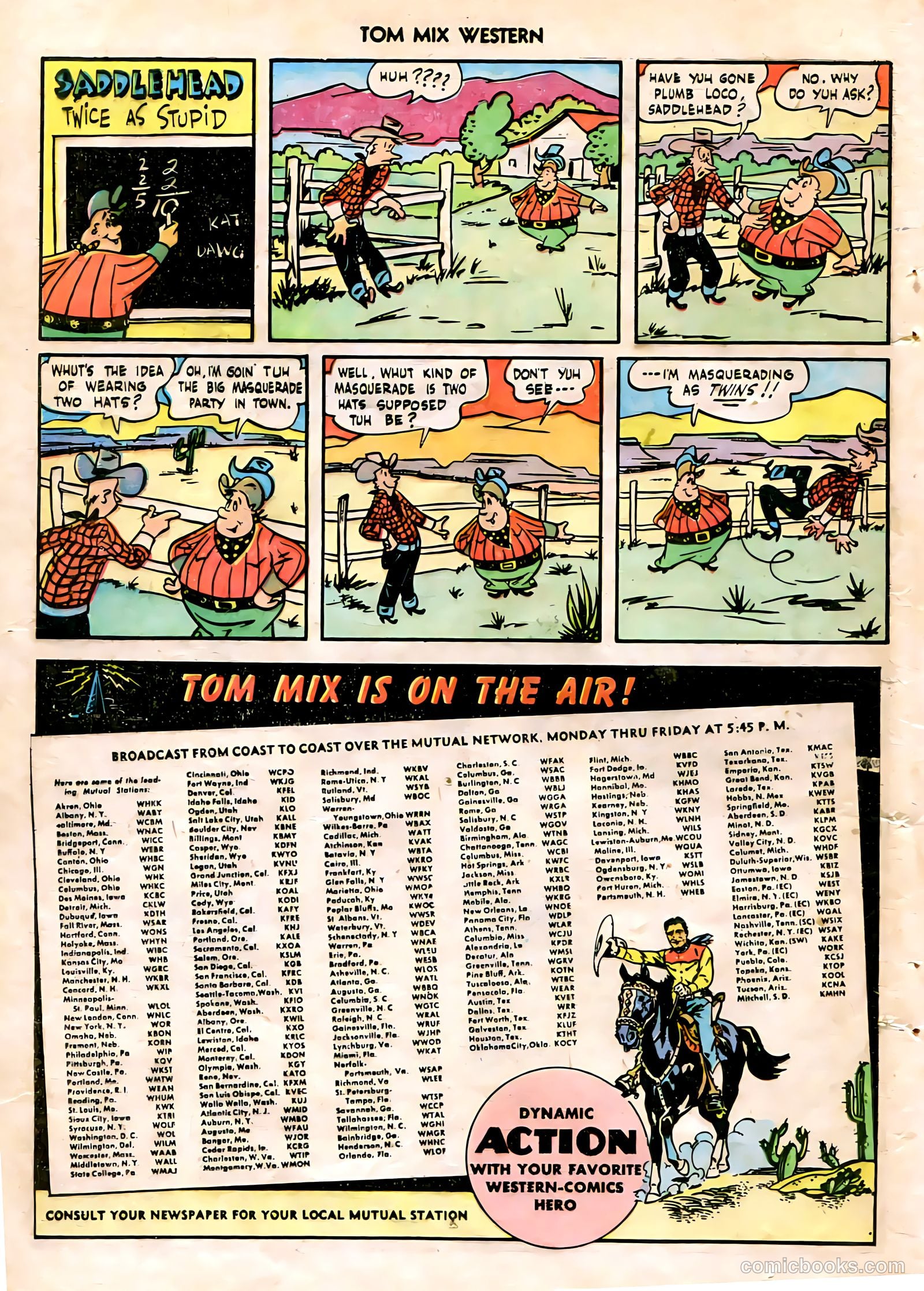 Tom Mix Western #5 — page 40 of 52