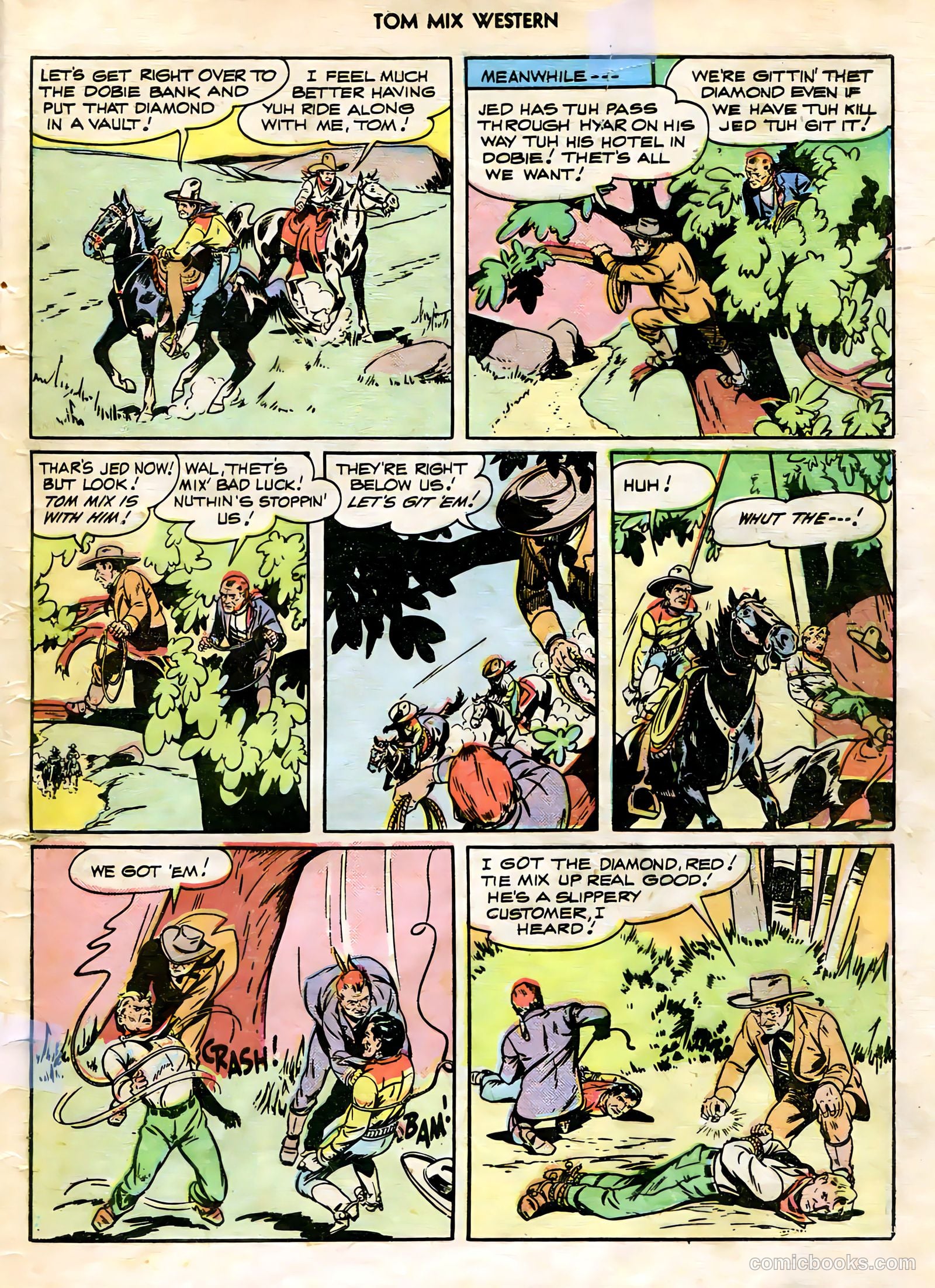 Tom Mix Western #5 — page 45 of 52