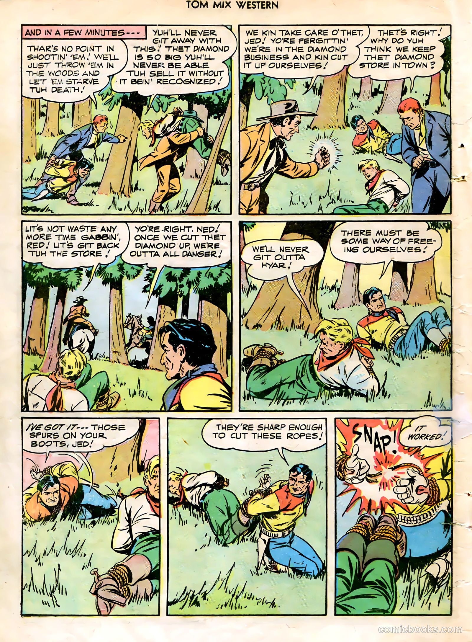 Tom Mix Western #5 — page 46 of 52