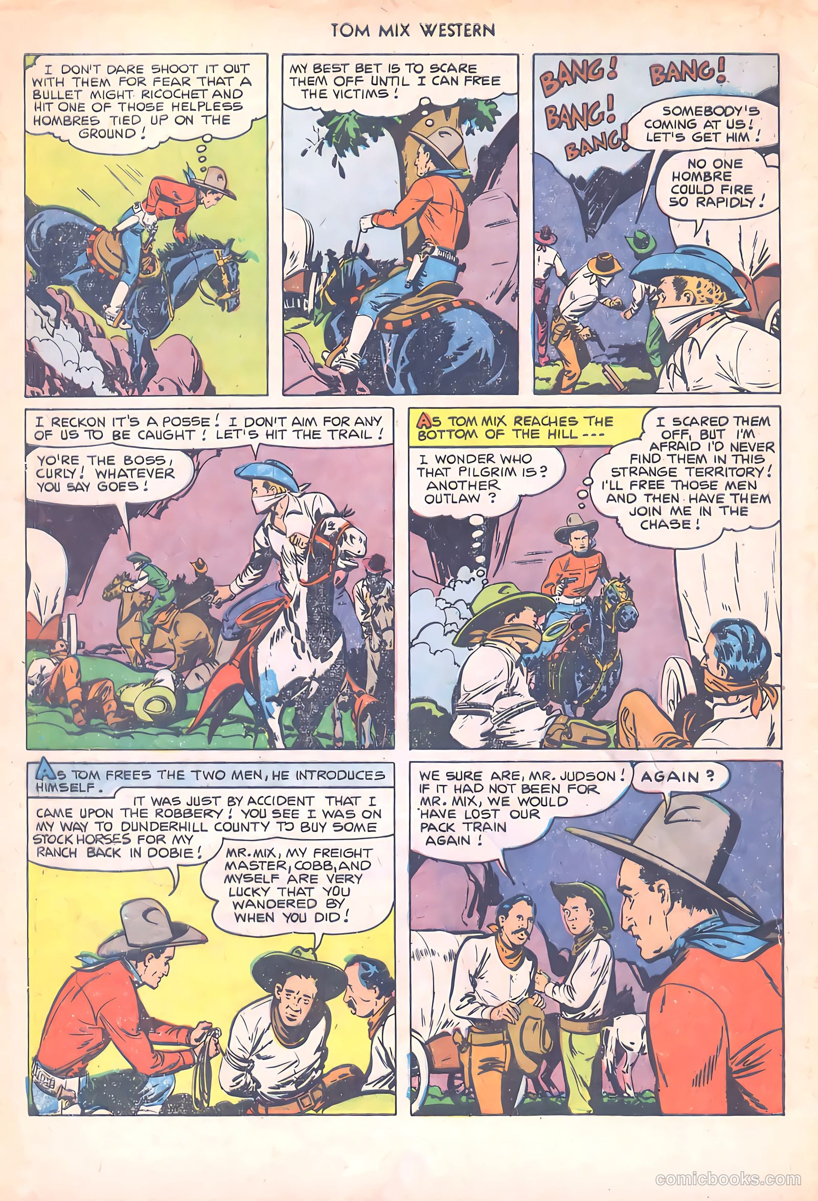 Tom Mix Western #50 — page 4 of 36