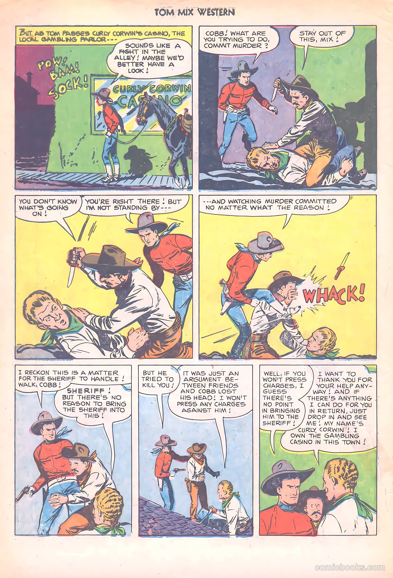 Tom Mix Western #50 — page 6 of 36