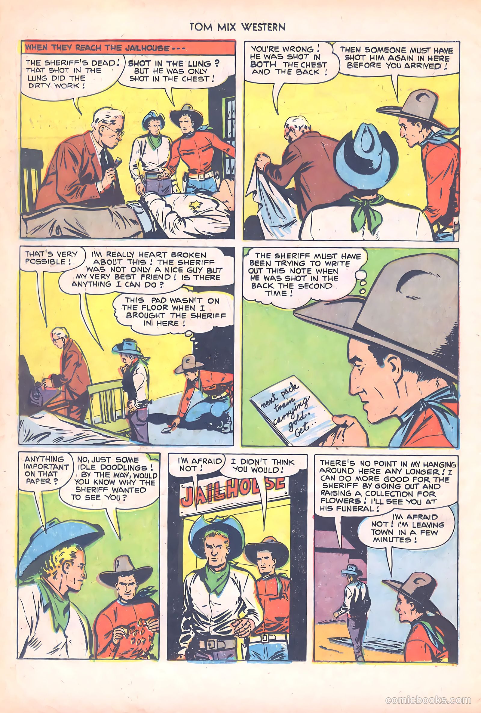 Tom Mix Western #50 — page 16 of 36
