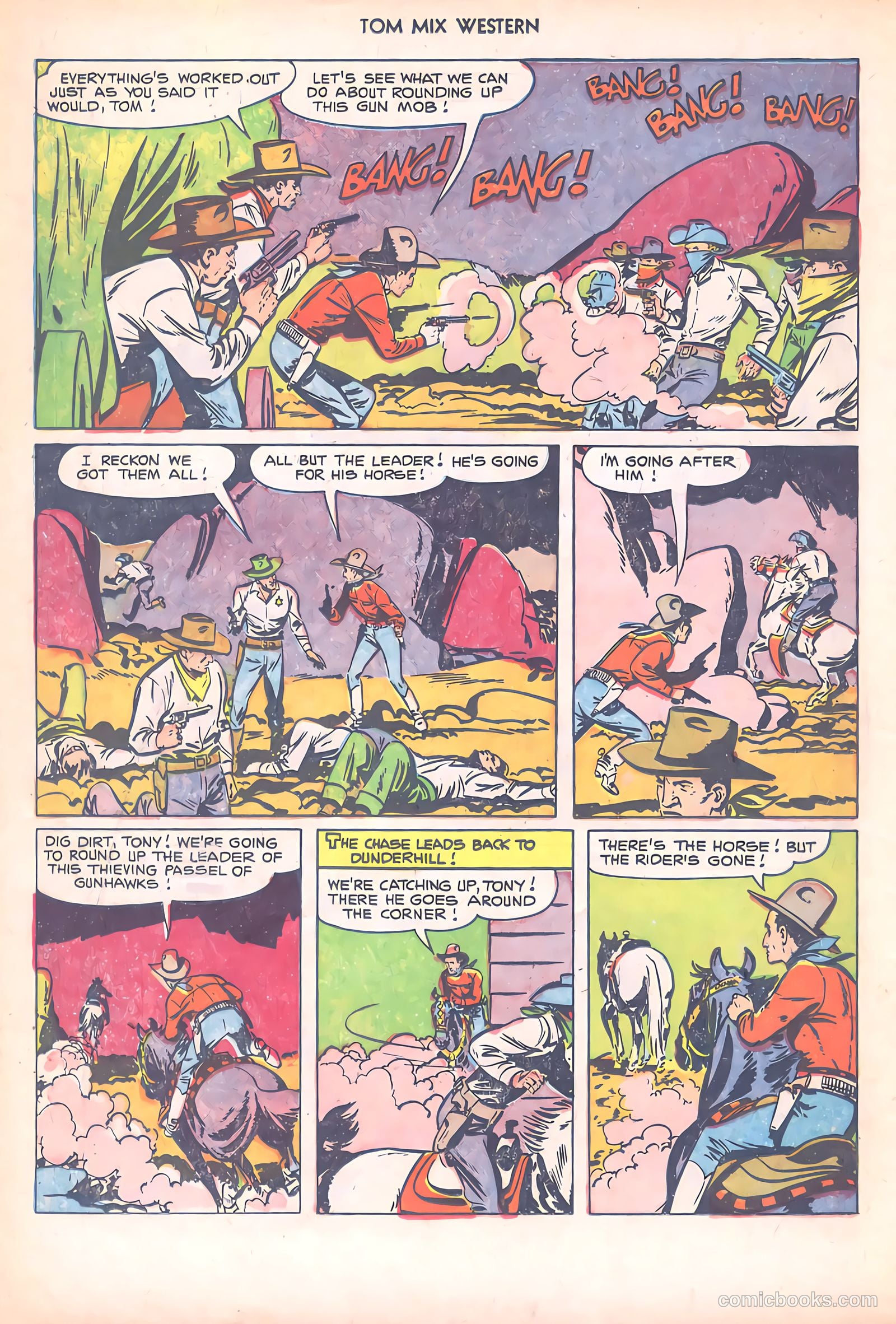Tom Mix Western #50 — page 18 of 36