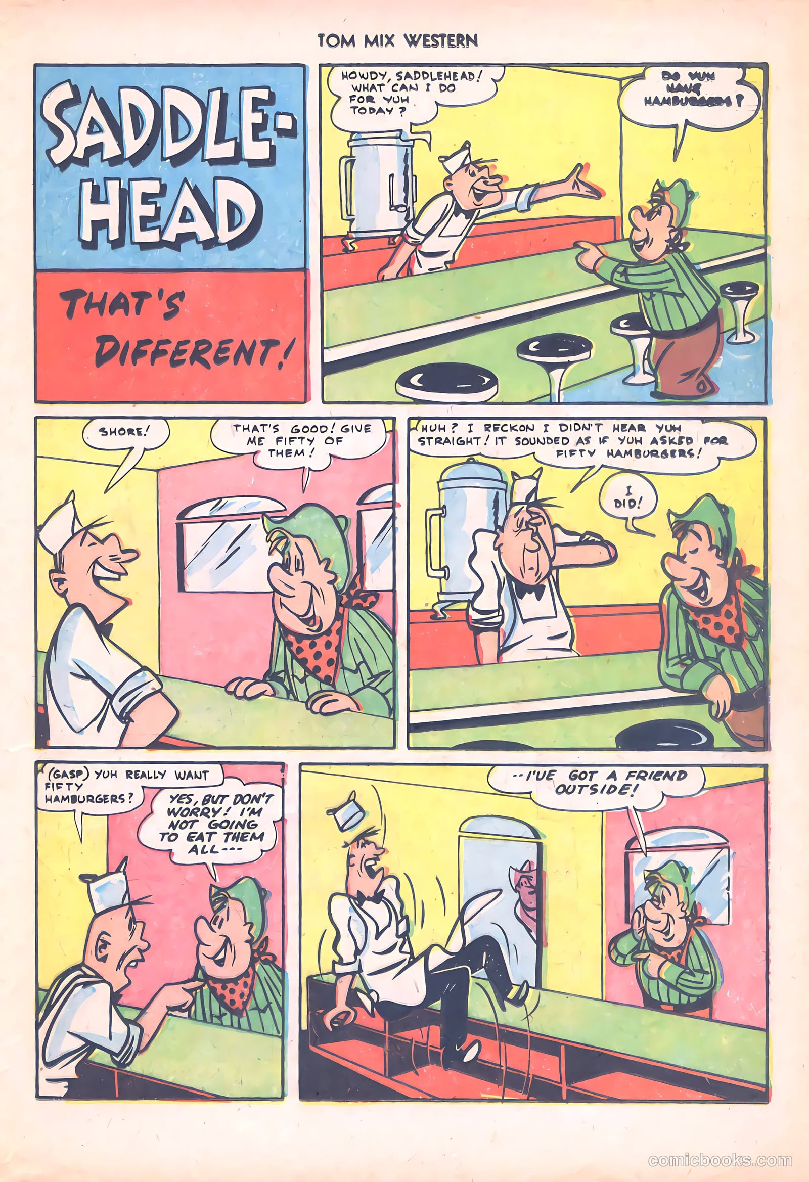 Tom Mix Western #50 — page 21 of 36