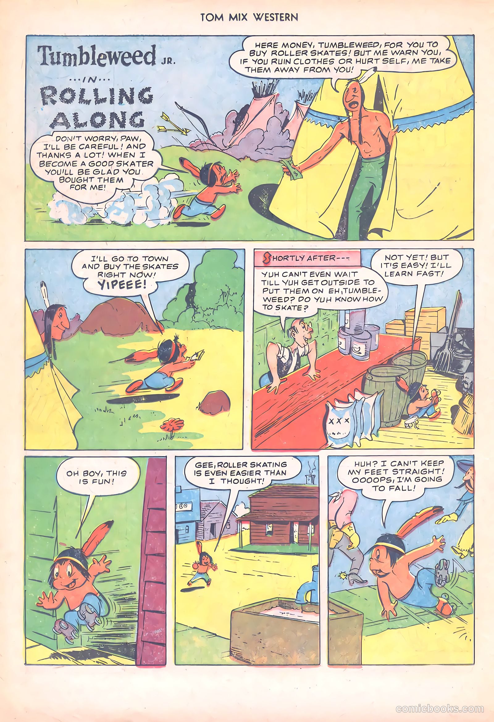 Tom Mix Western #50 — page 22 of 36