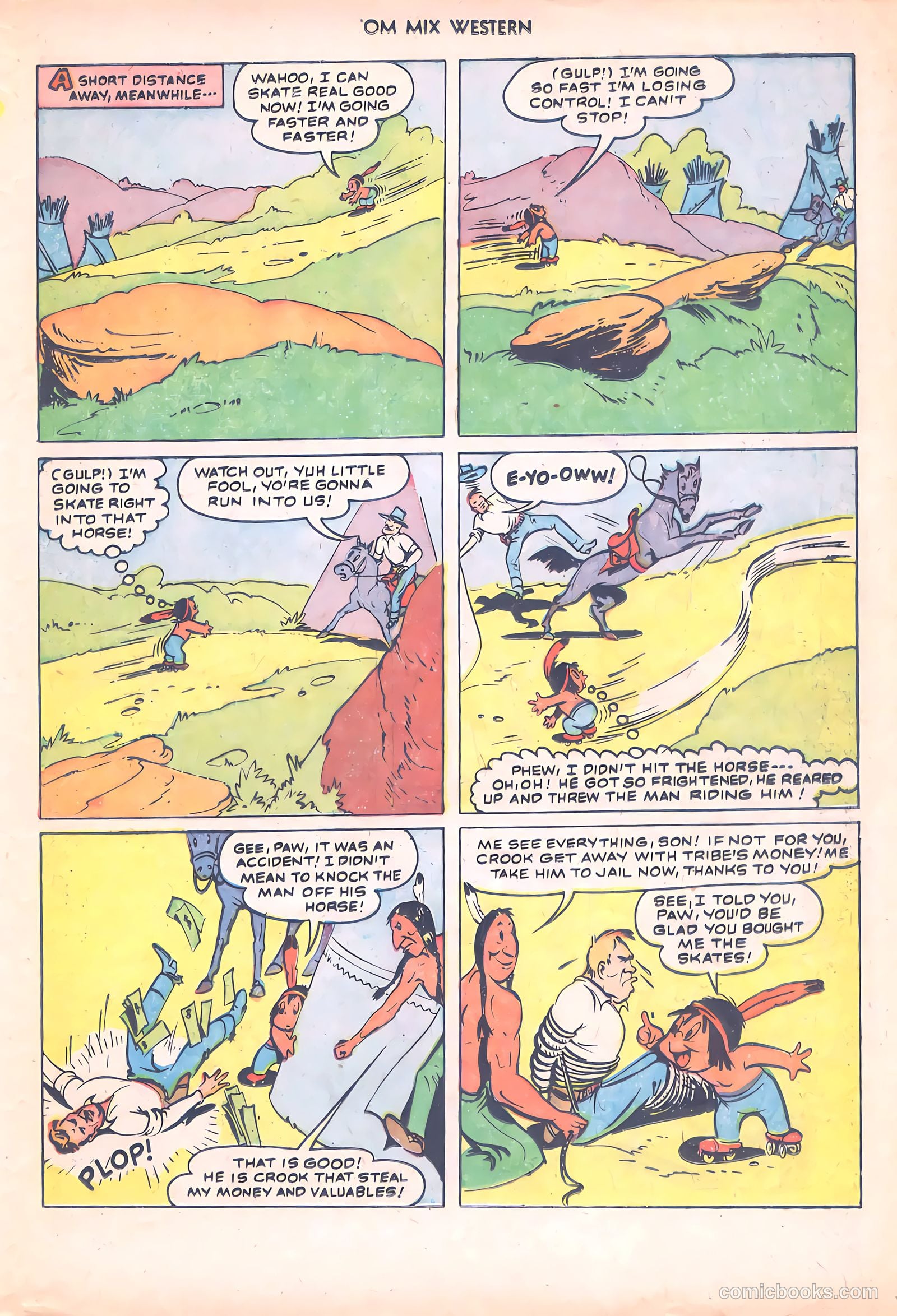 Tom Mix Western #50 — page 25 of 36
