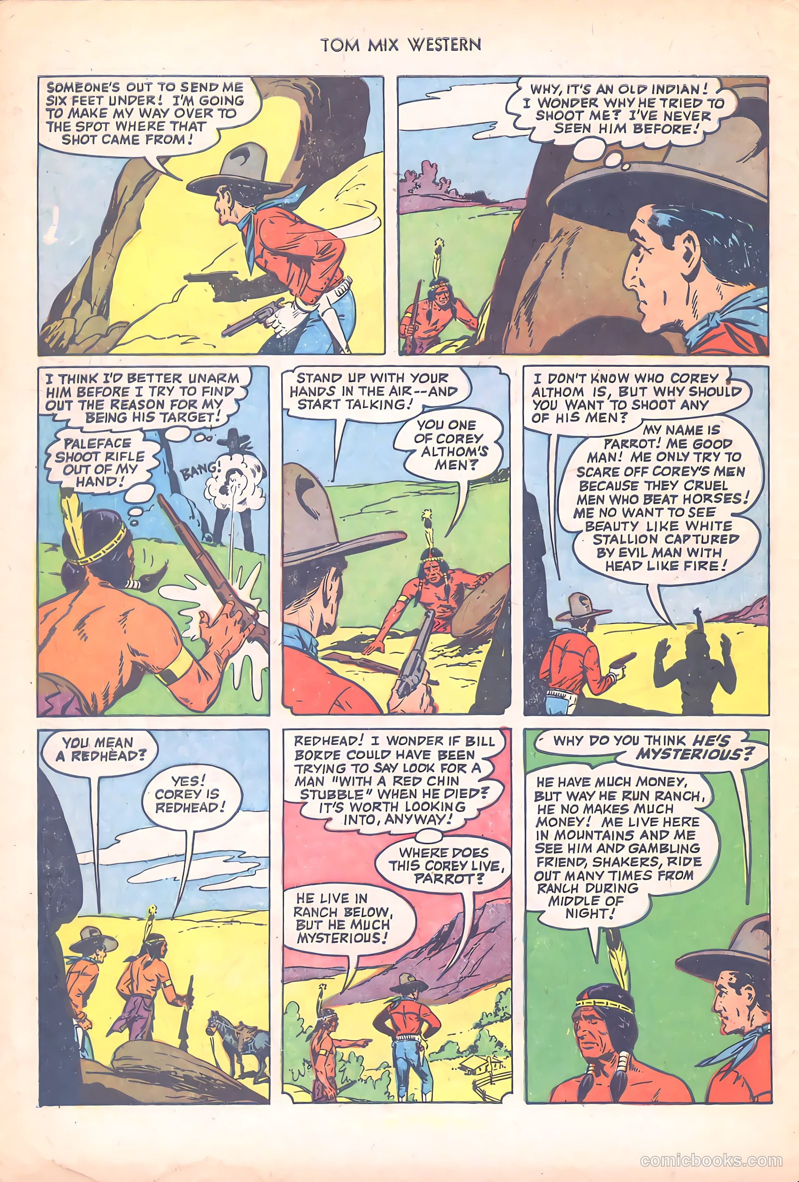 Tom Mix Western #50 — page 30 of 36