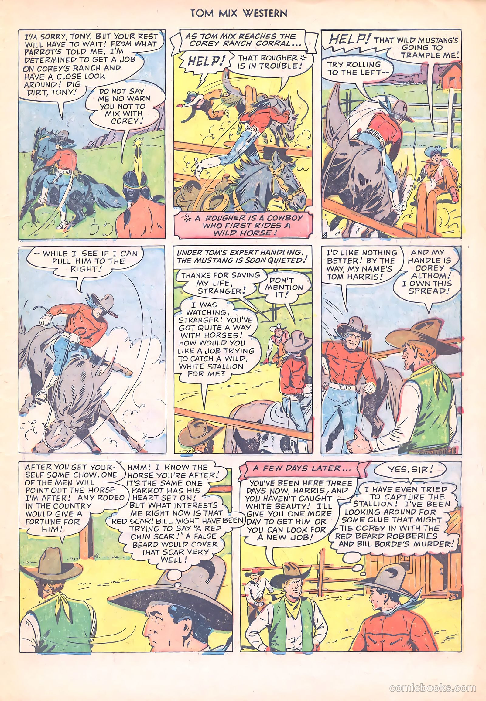 Tom Mix Western #50 — page 31 of 36