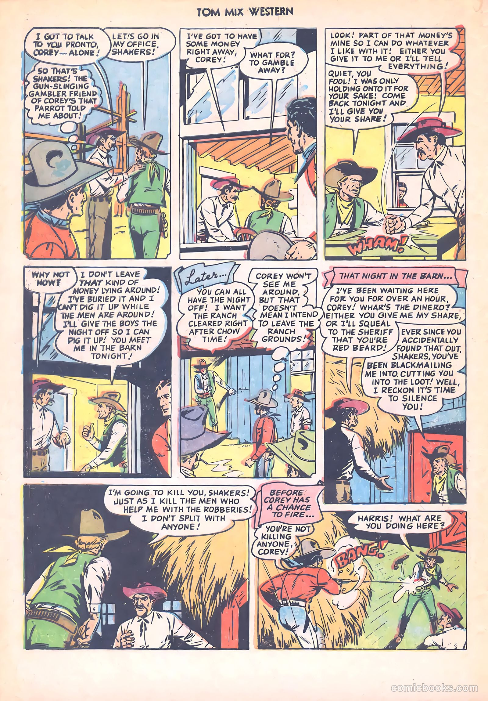 Tom Mix Western #50 — page 32 of 36