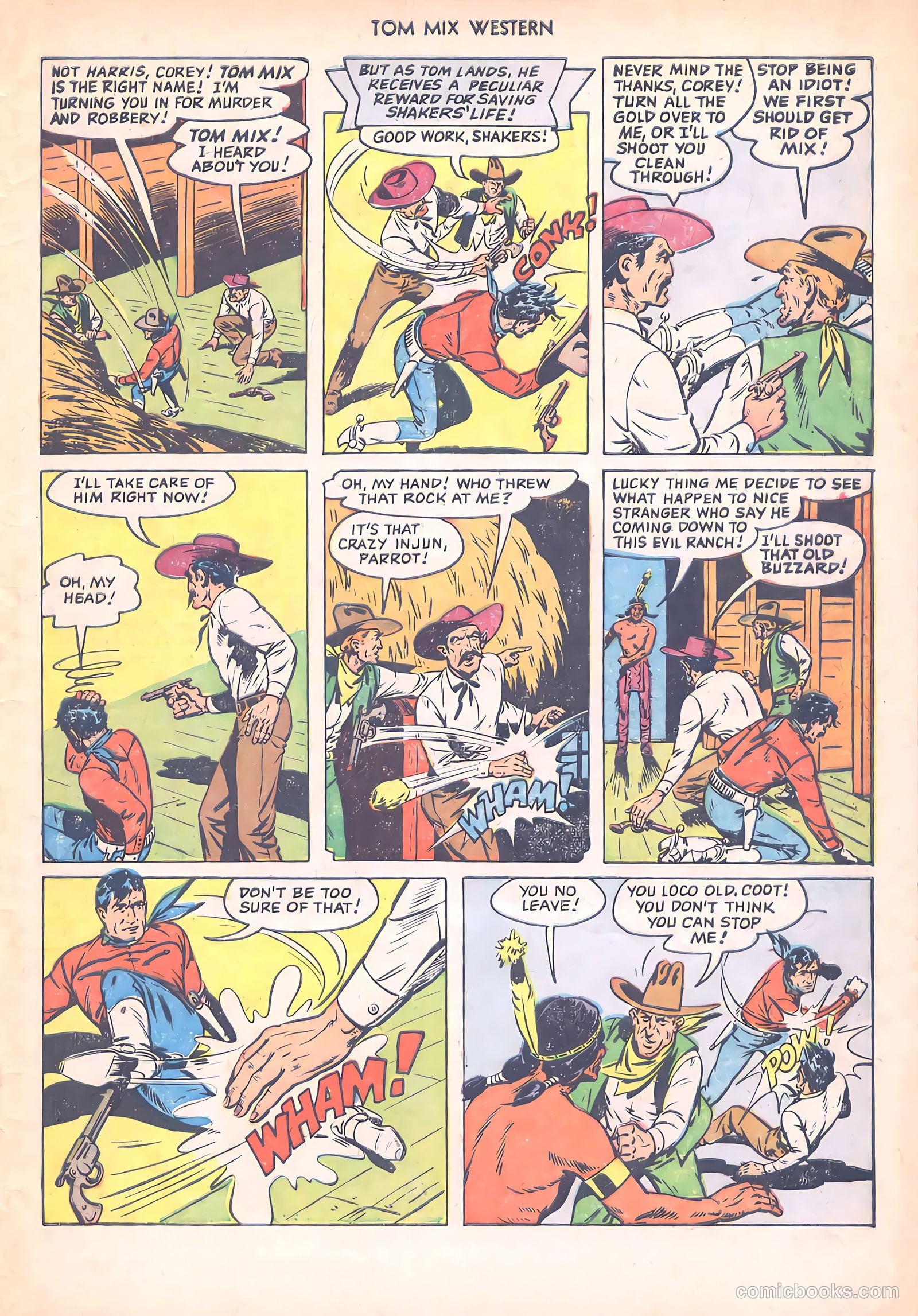 Tom Mix Western #50 — page 33 of 36