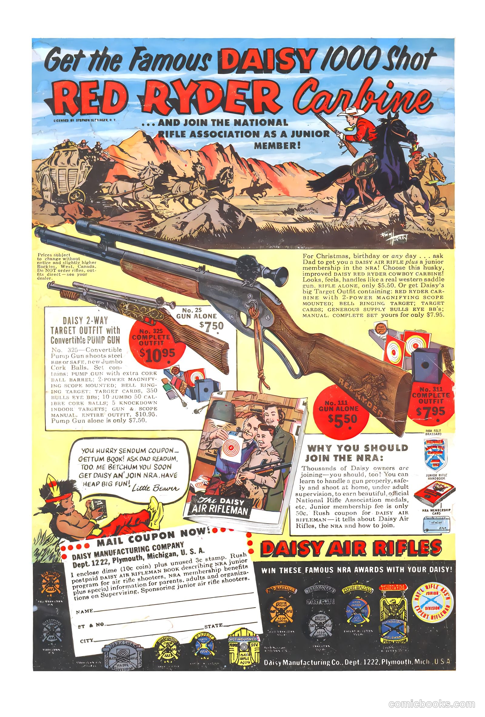 Tom Mix Western #50 — page 36 of 36