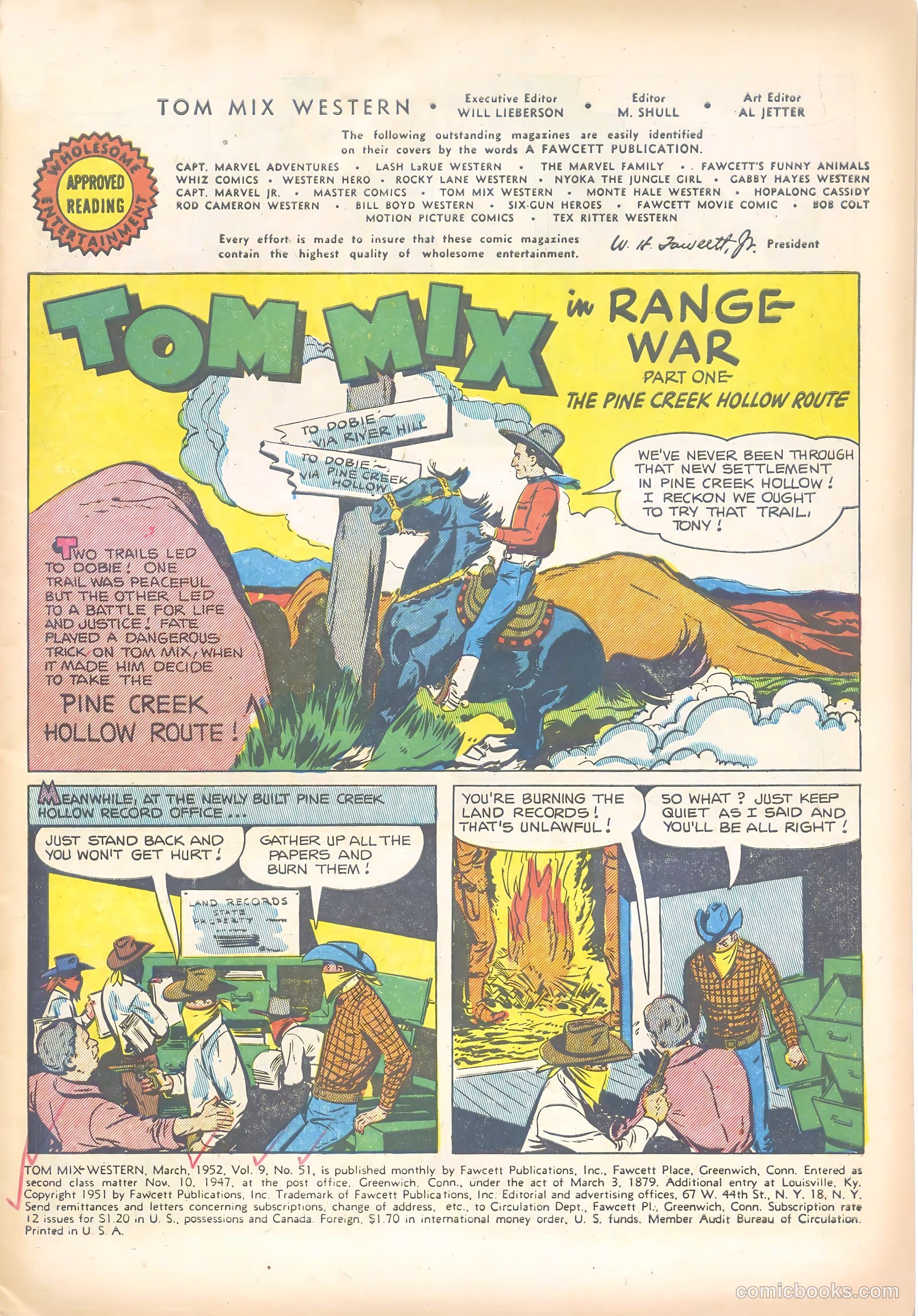 Tom Mix Western #51 — page 3 of 36