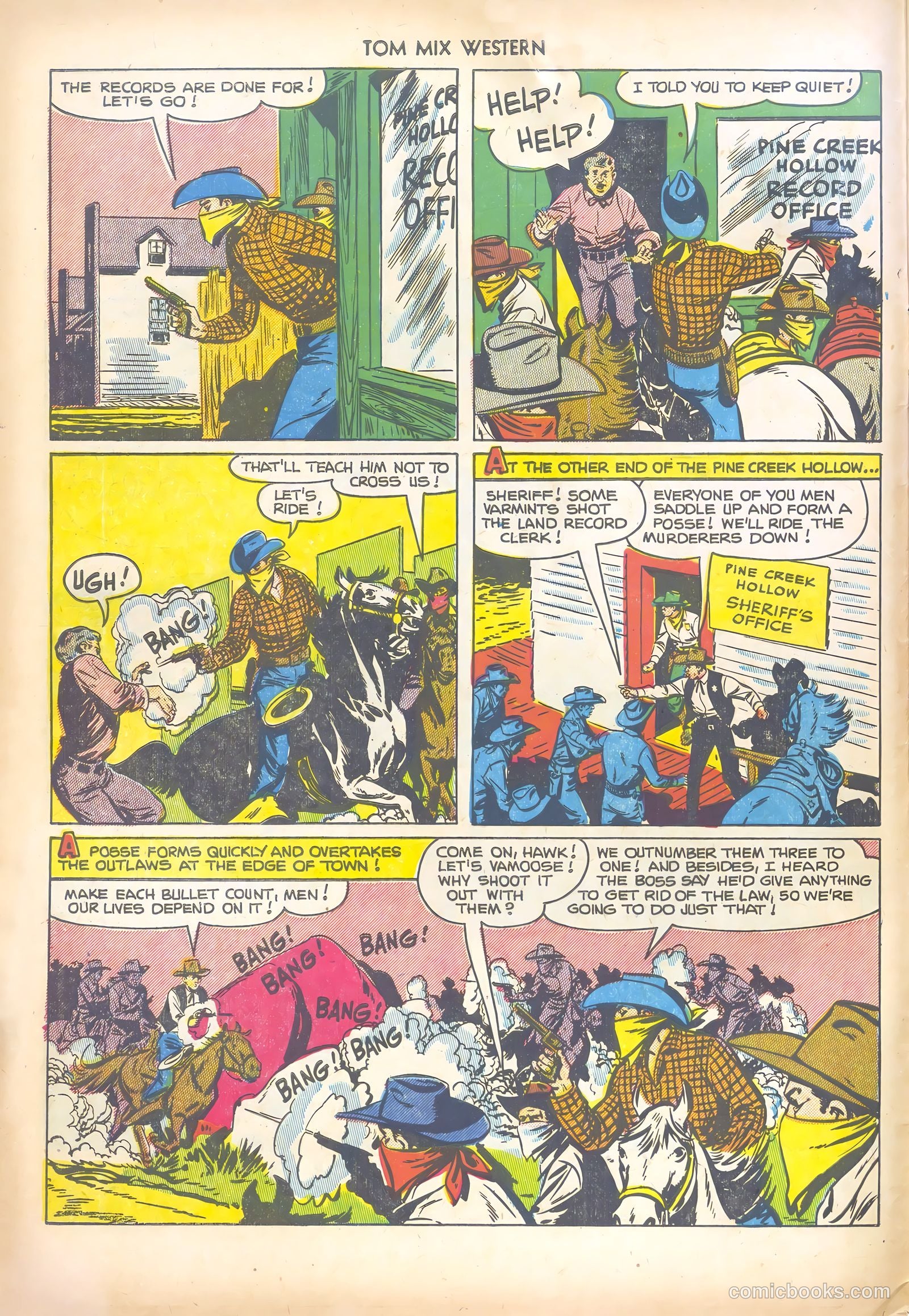 Tom Mix Western #51 — page 4 of 36