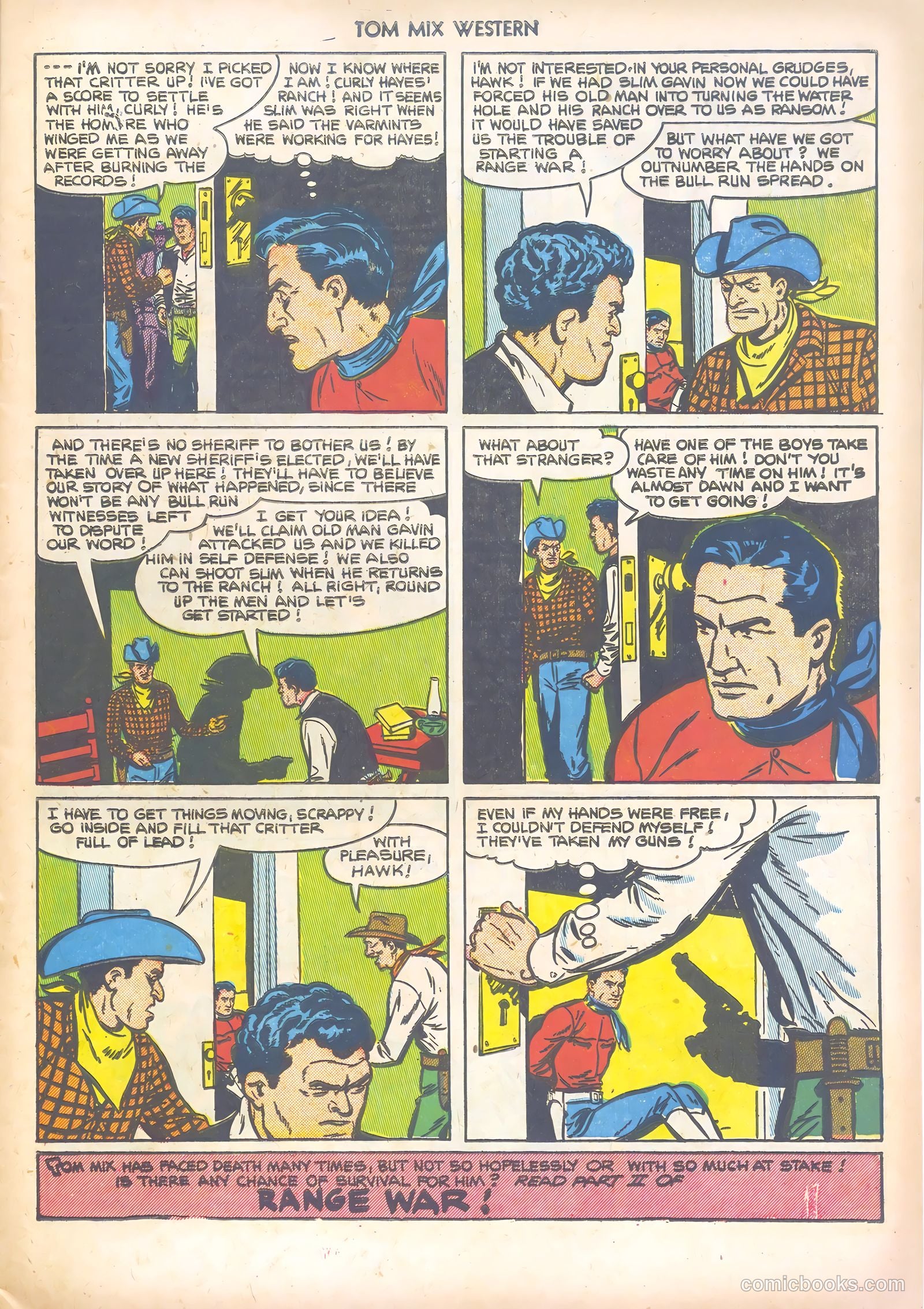 Tom Mix Western #51 — page 9 of 36