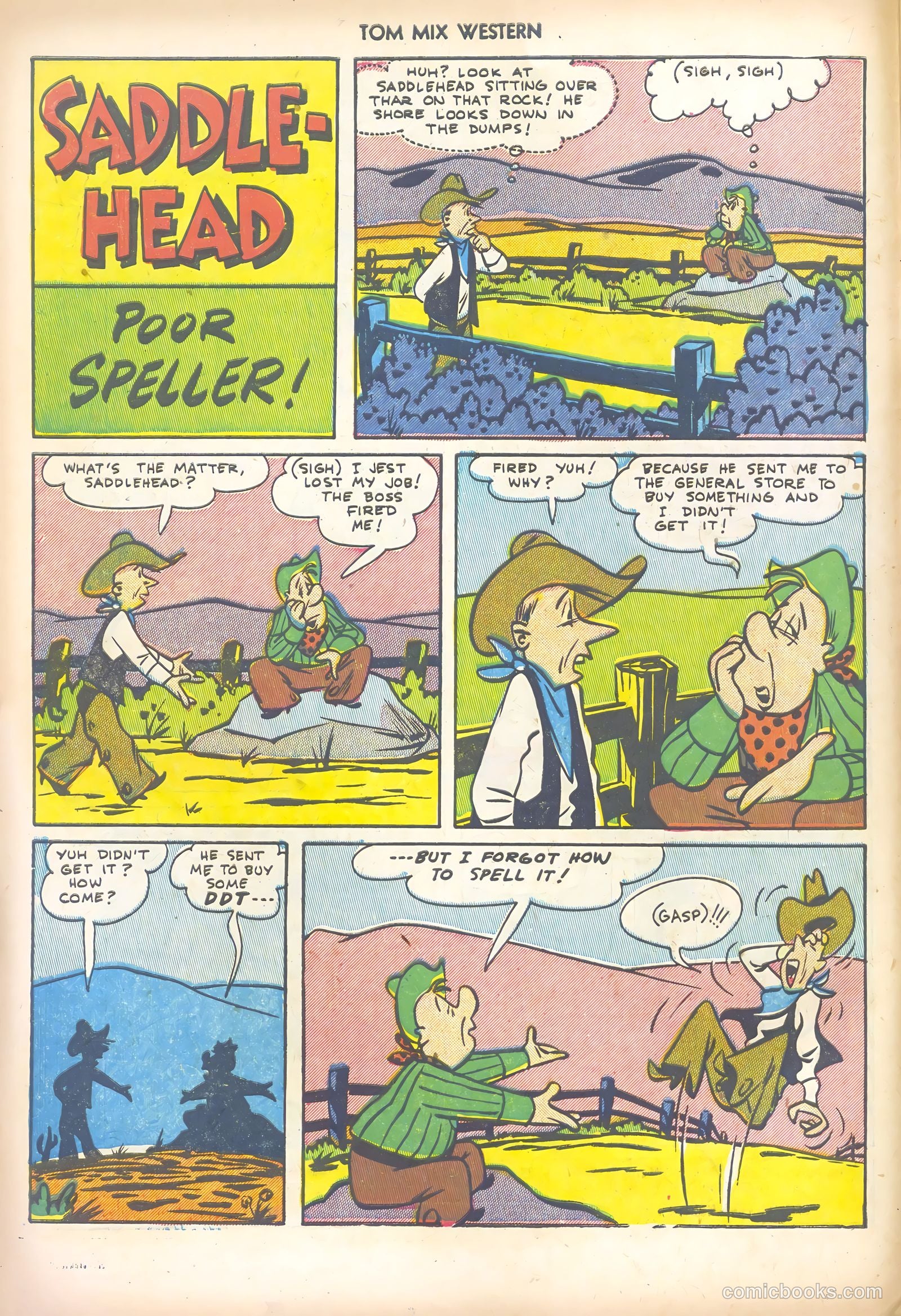 Tom Mix Western #51 — page 10 of 36